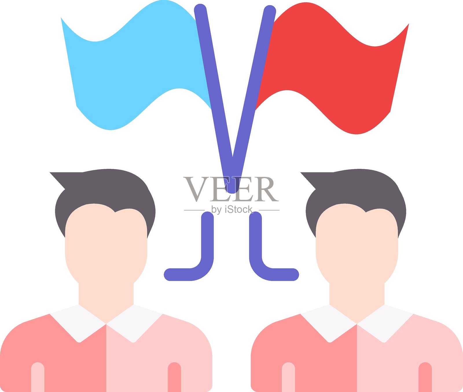 联盟图标风格插画图片素材