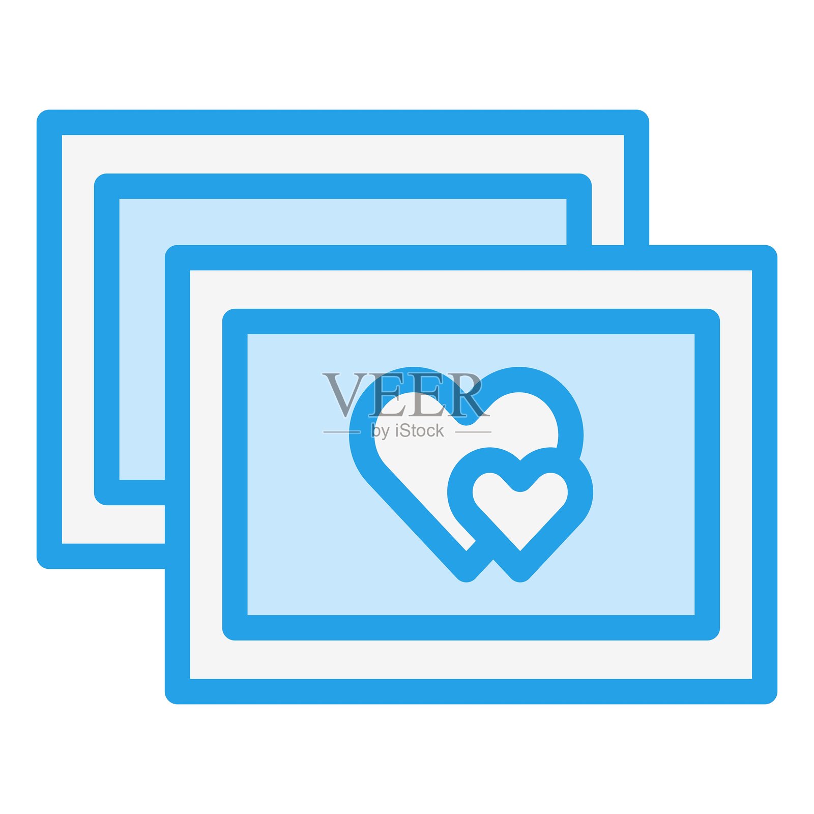 婚礼照片矢量图标设计插图插画图片素材