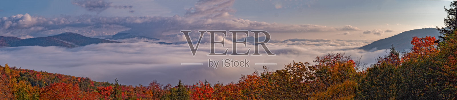 白山是新罕布什尔州的一座山脉照片摄影图片