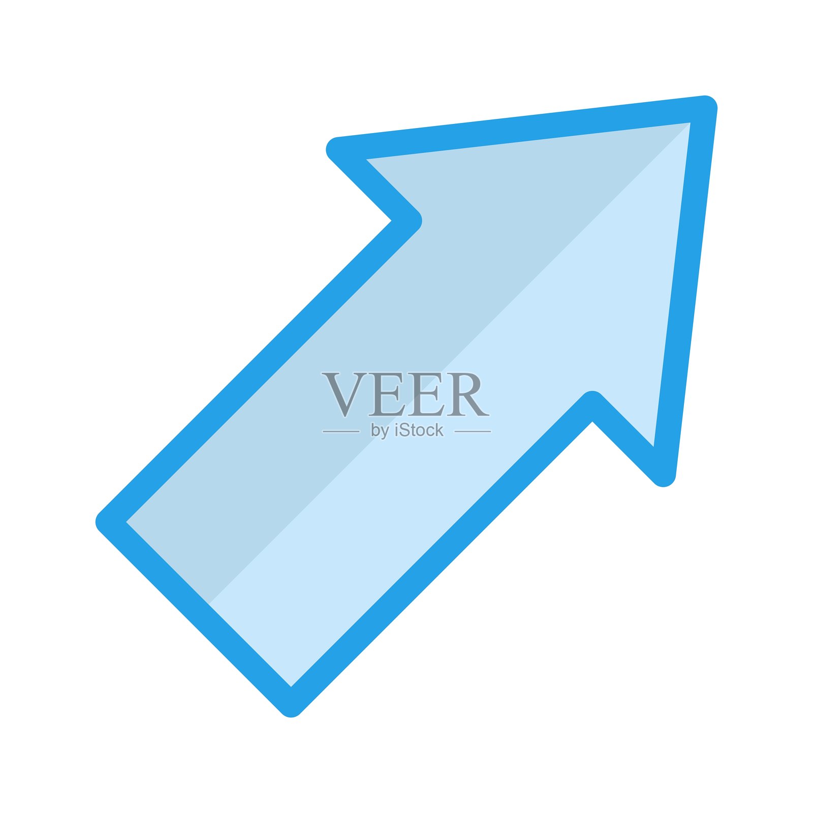 对角箭头矢量图标设计插图插画图片素材