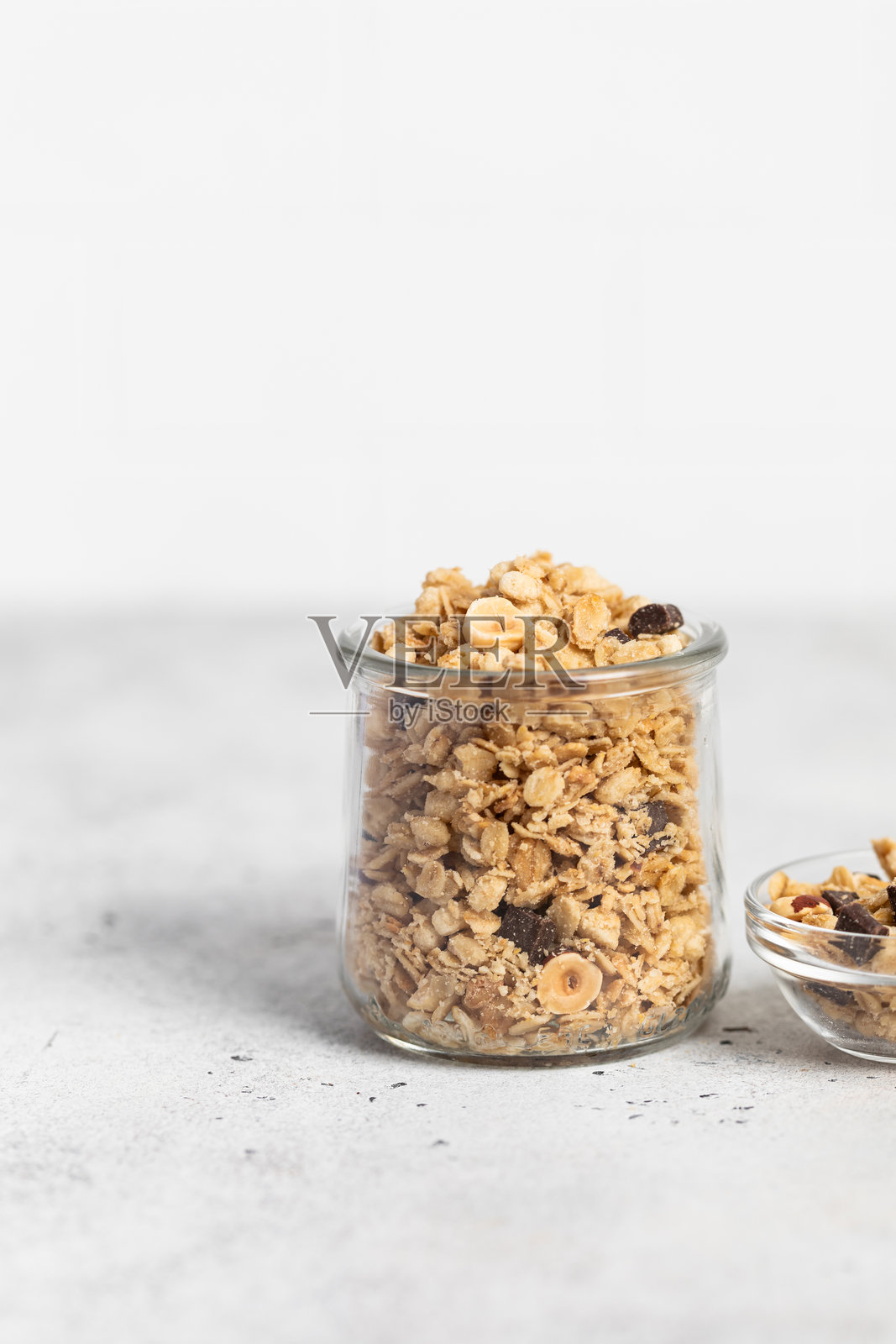 巧克力燕麦片照片摄影图片