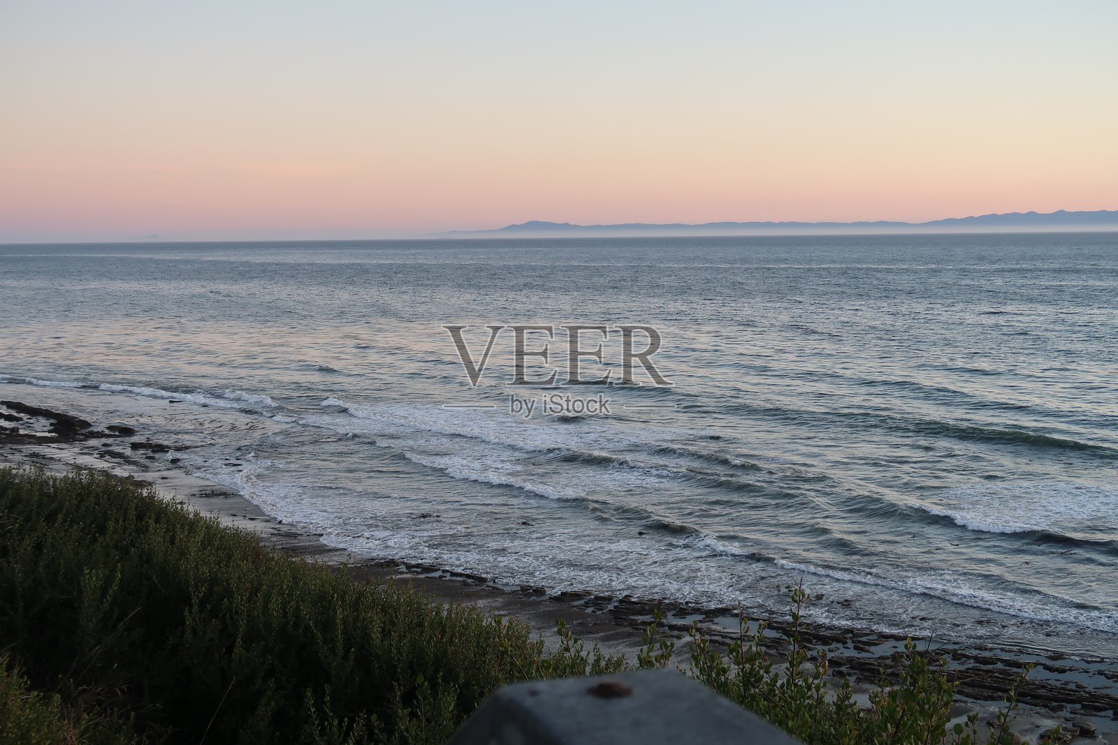 日落海洋照片摄影图片