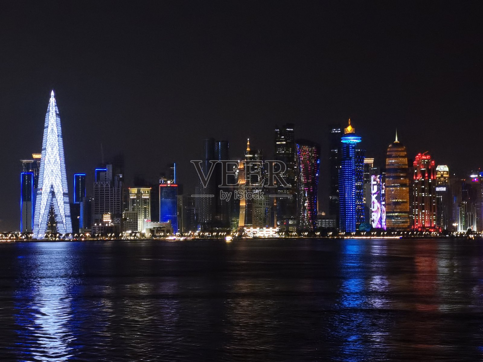 卡塔尔多哈的城市风景照片摄影图片