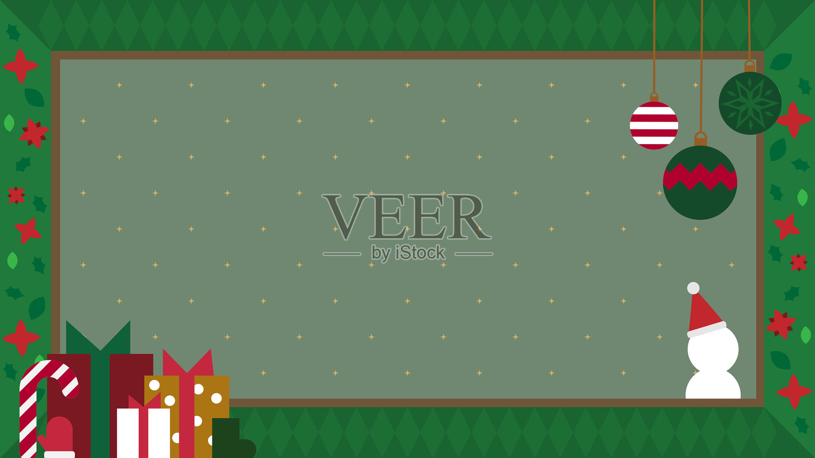 可爱的圣诞壁纸照片摄影图片