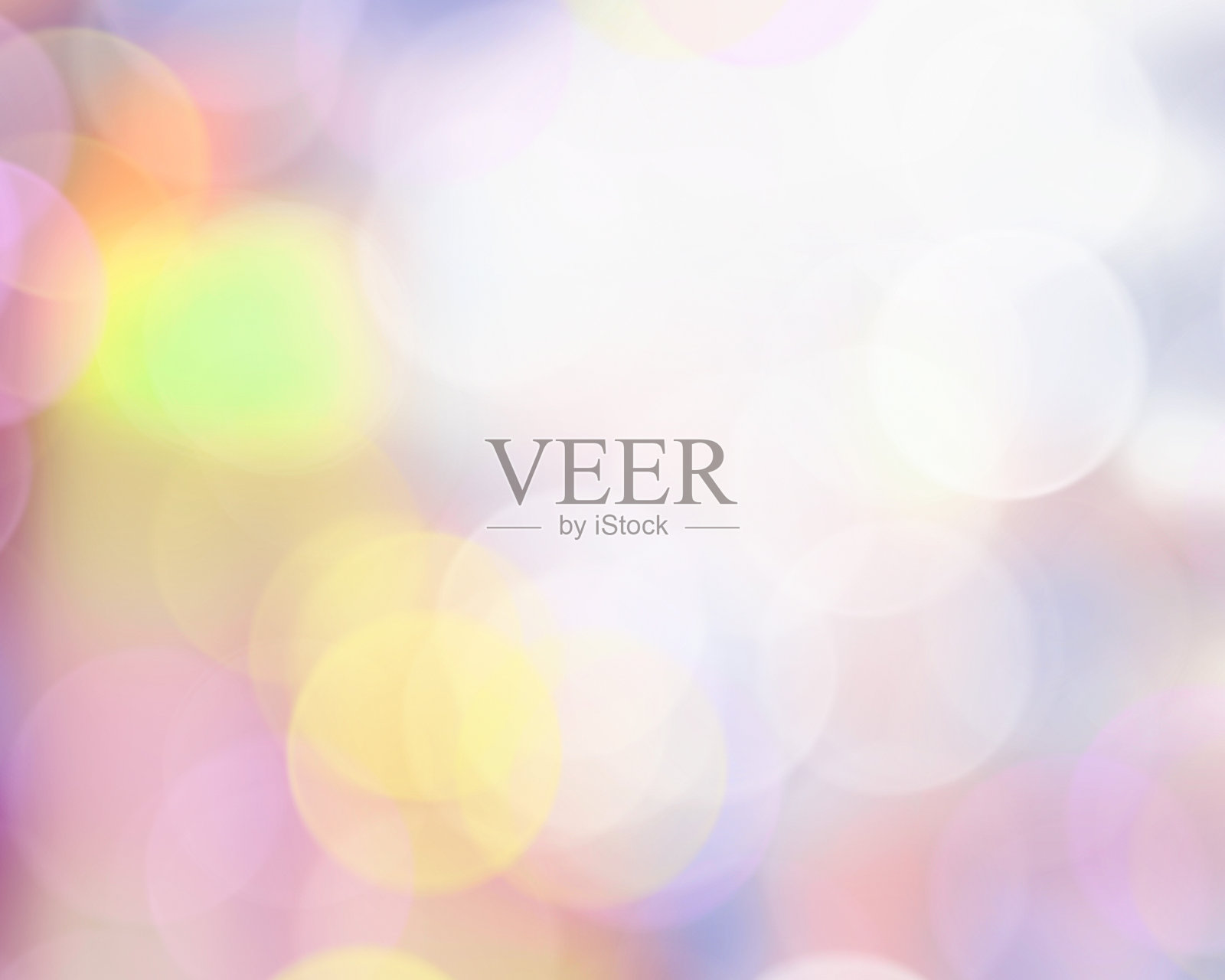 粉色抽象背景模糊效果与散景插画图片素材