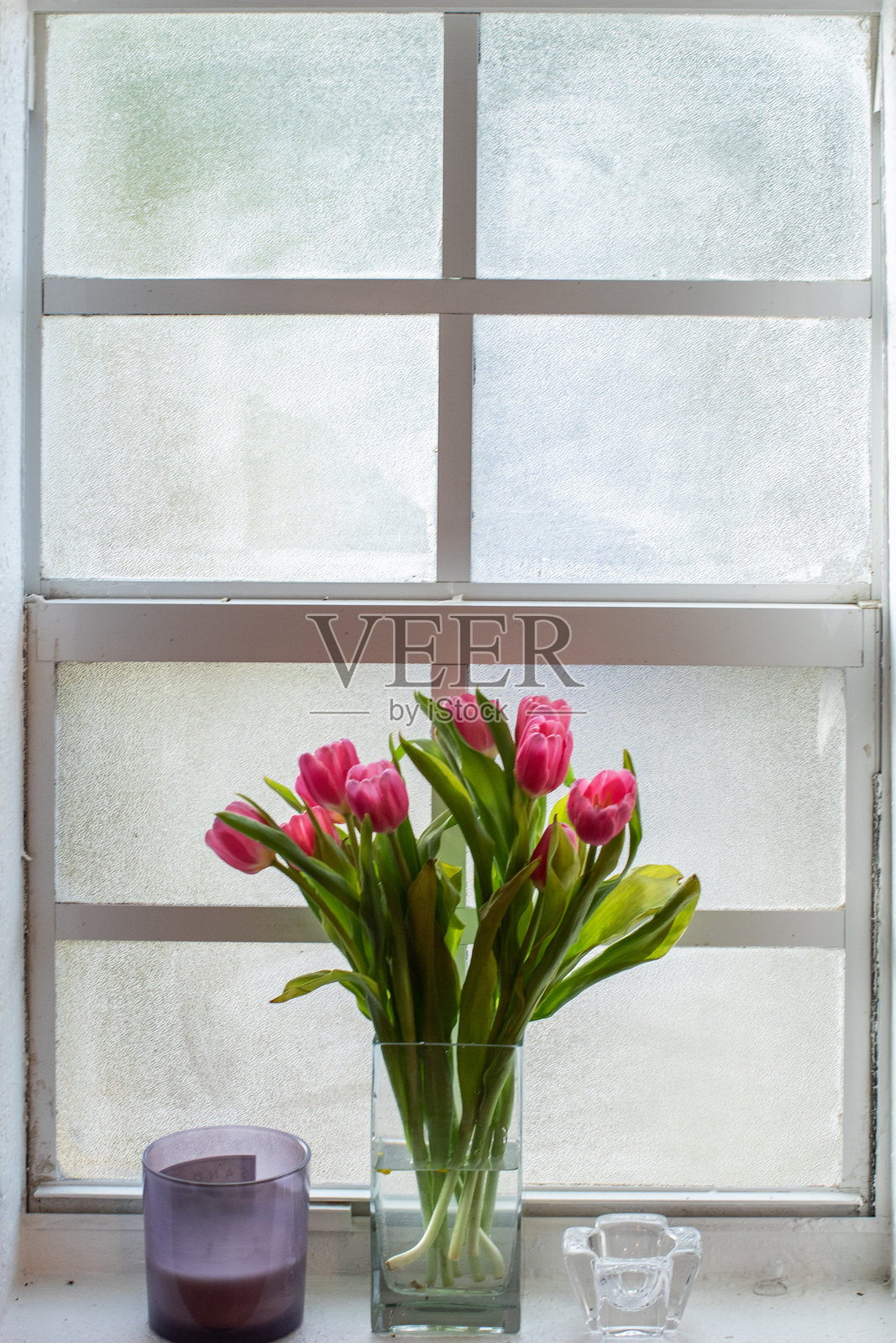 窗边的花朵照片摄影图片