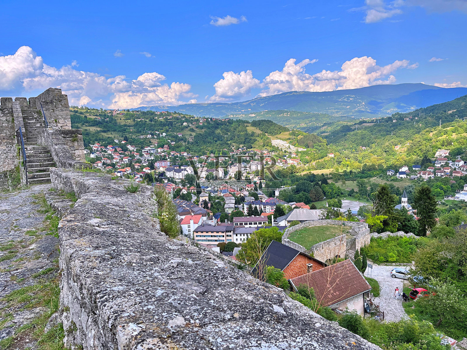 雅伊采，波斯尼亚和黑塞哥维那照片摄影图片