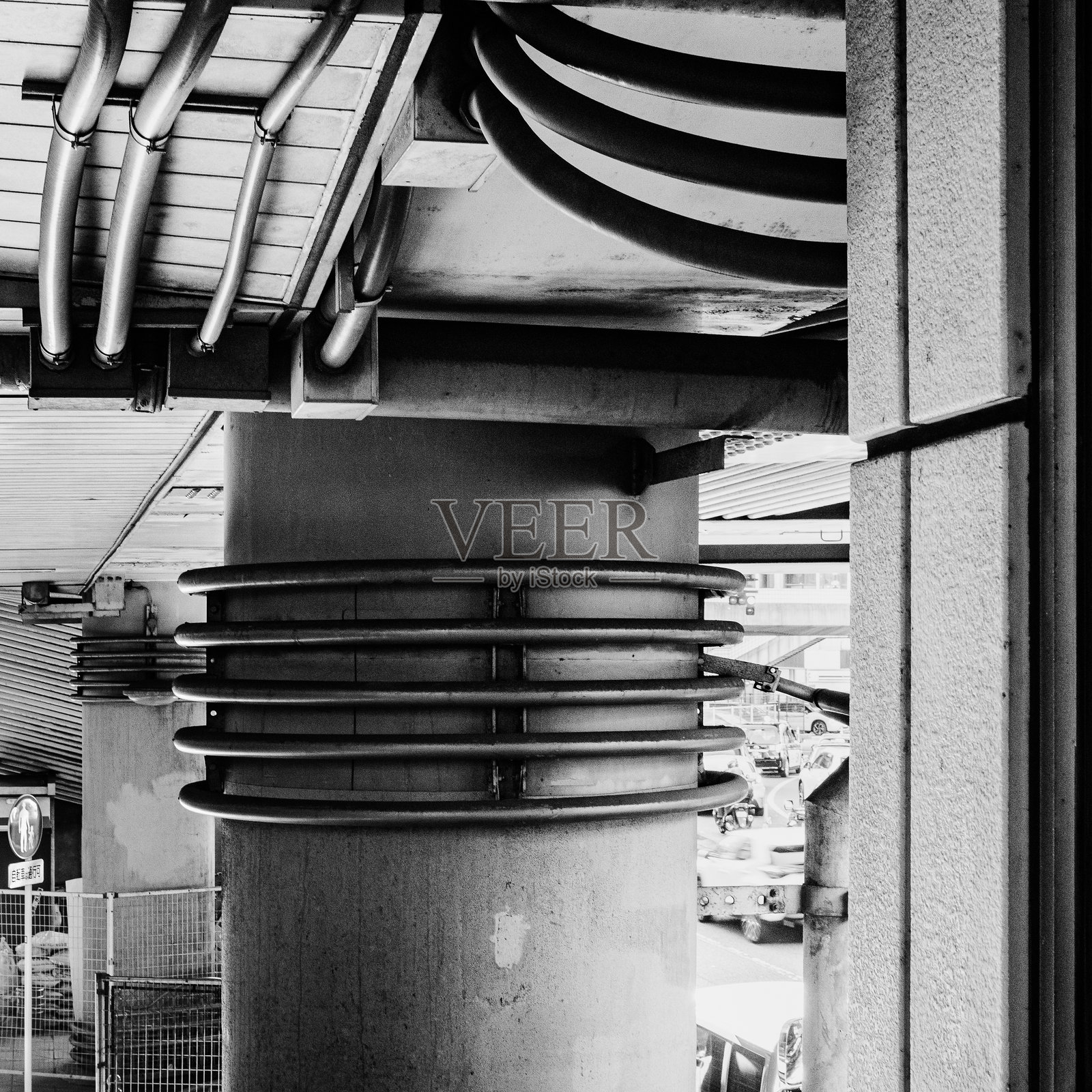 东京的人行天桥照片摄影图片