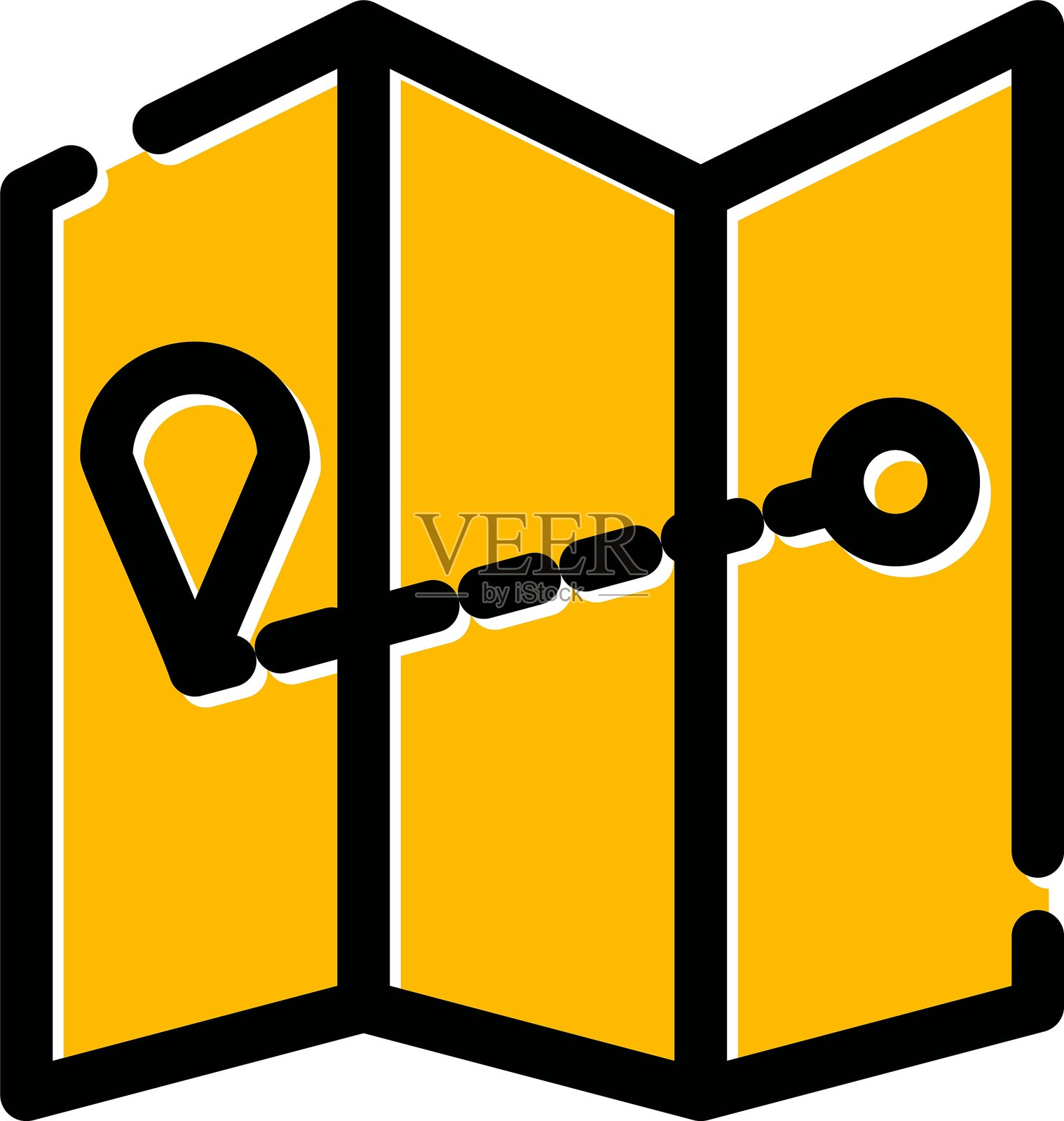 地图图标插画图片素材