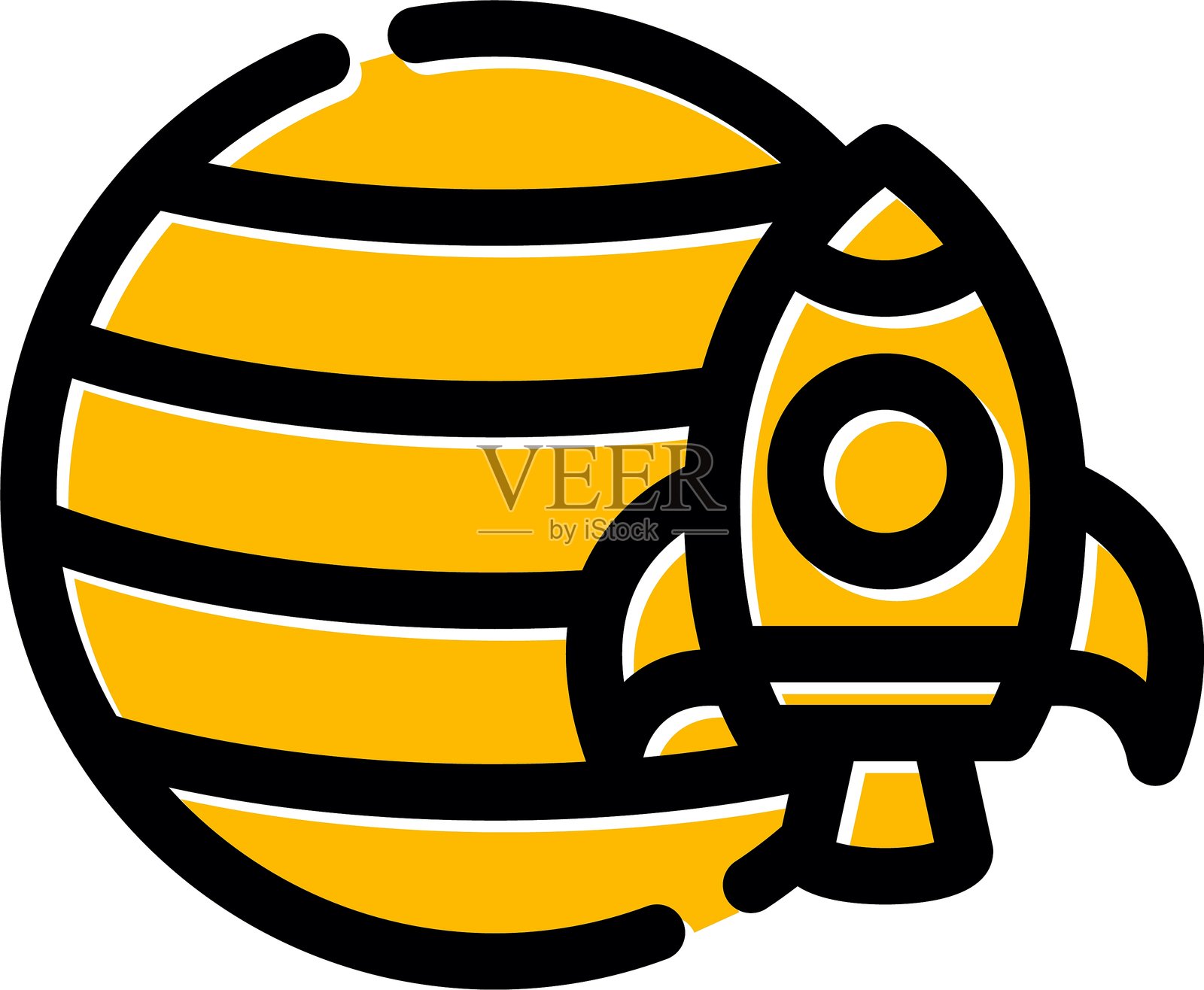 行星图标插画图片素材