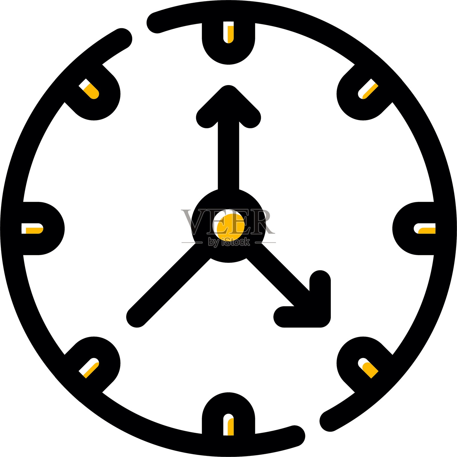 时钟图标插画图片素材