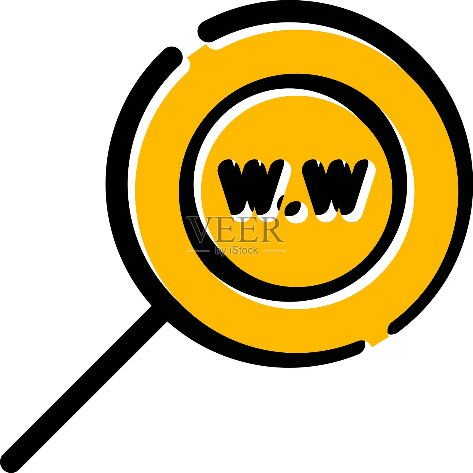 WWW图标插画图片素材