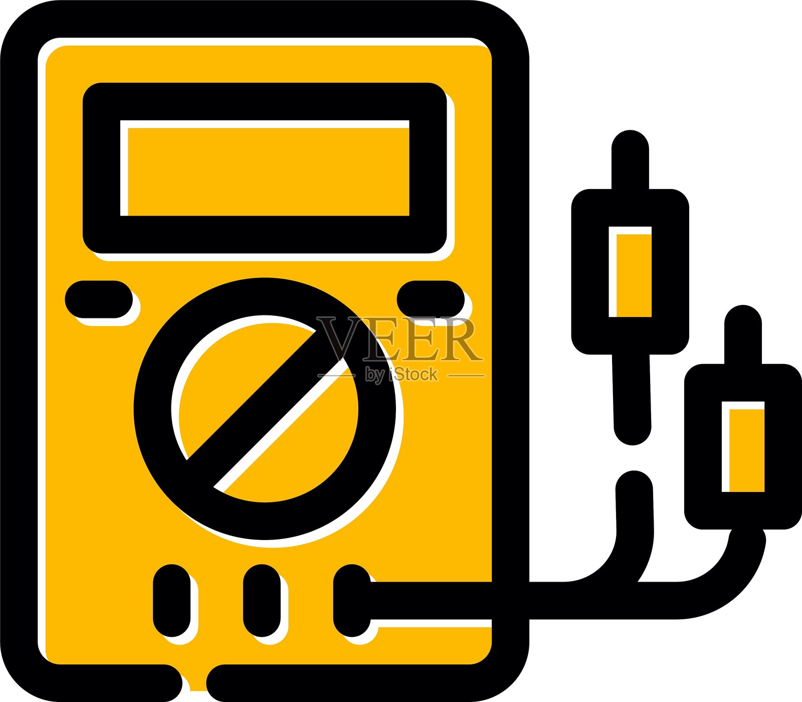 电压表图标插画图片素材
