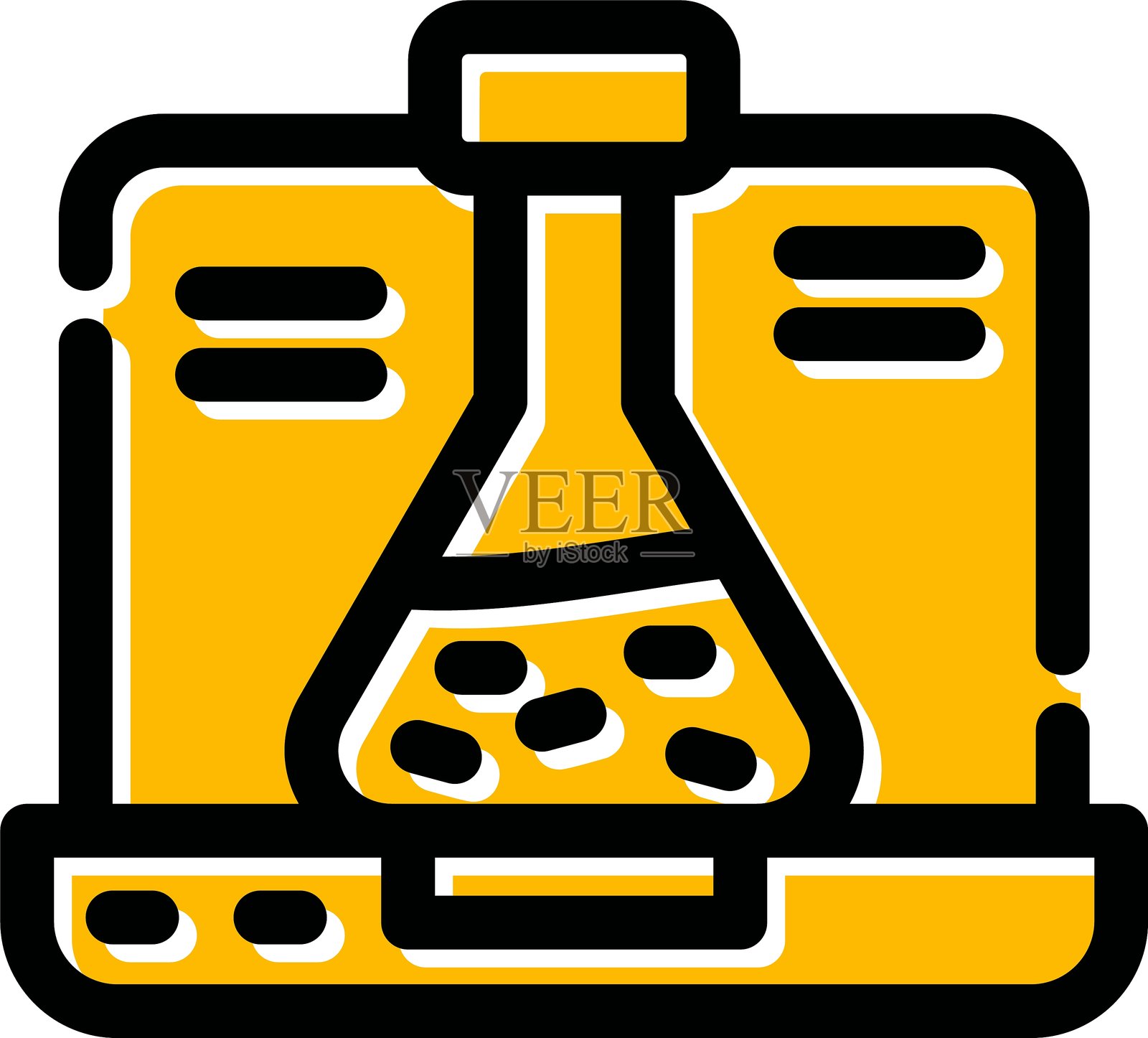 化学图标插画图片素材