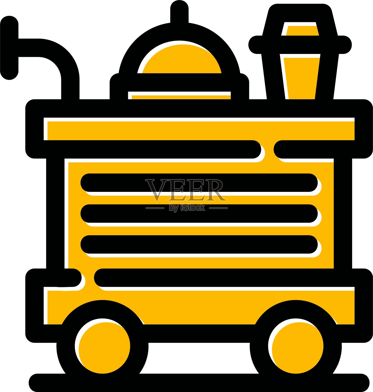 食品推车图标插画图片素材