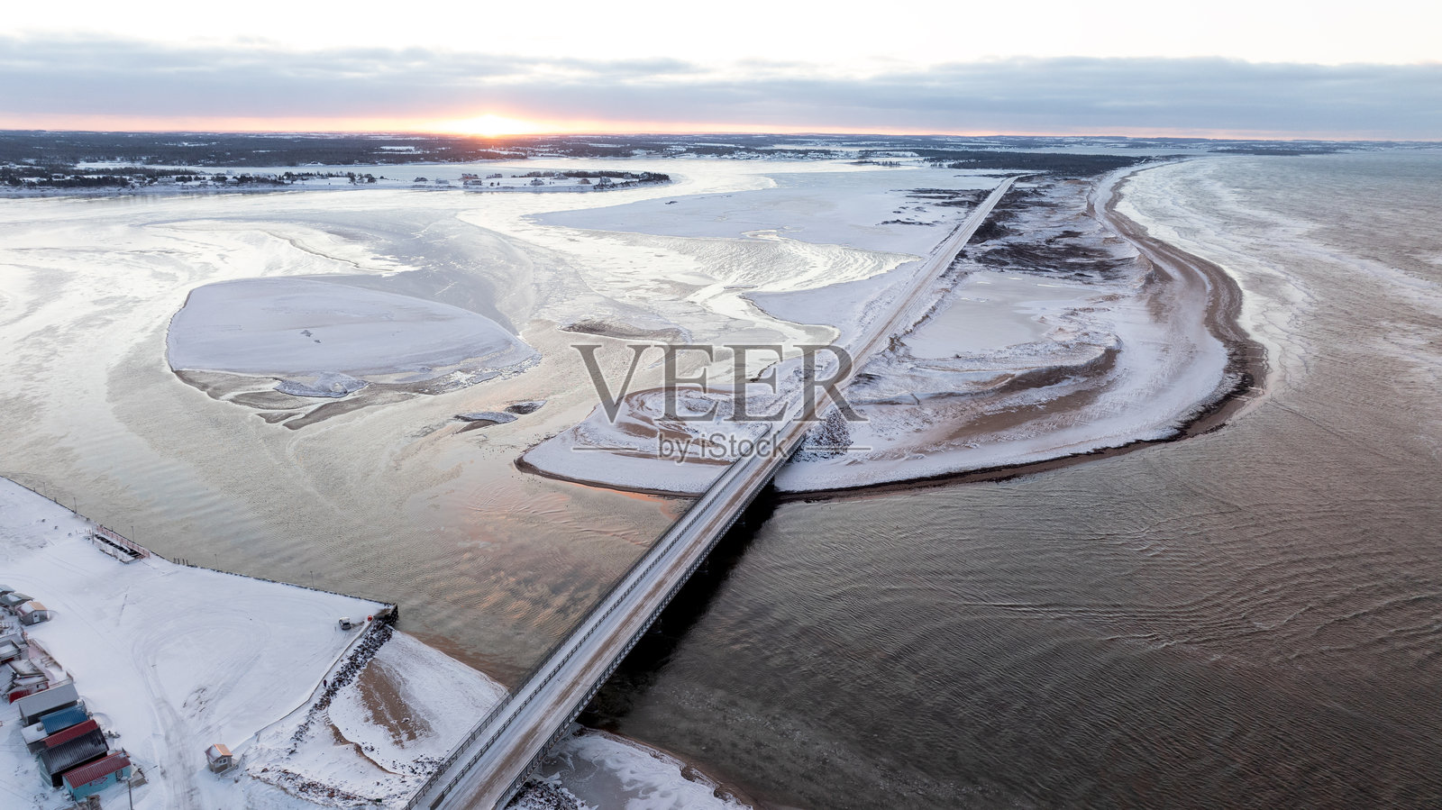 布拉克利海滩的航拍镜头照片摄影图片