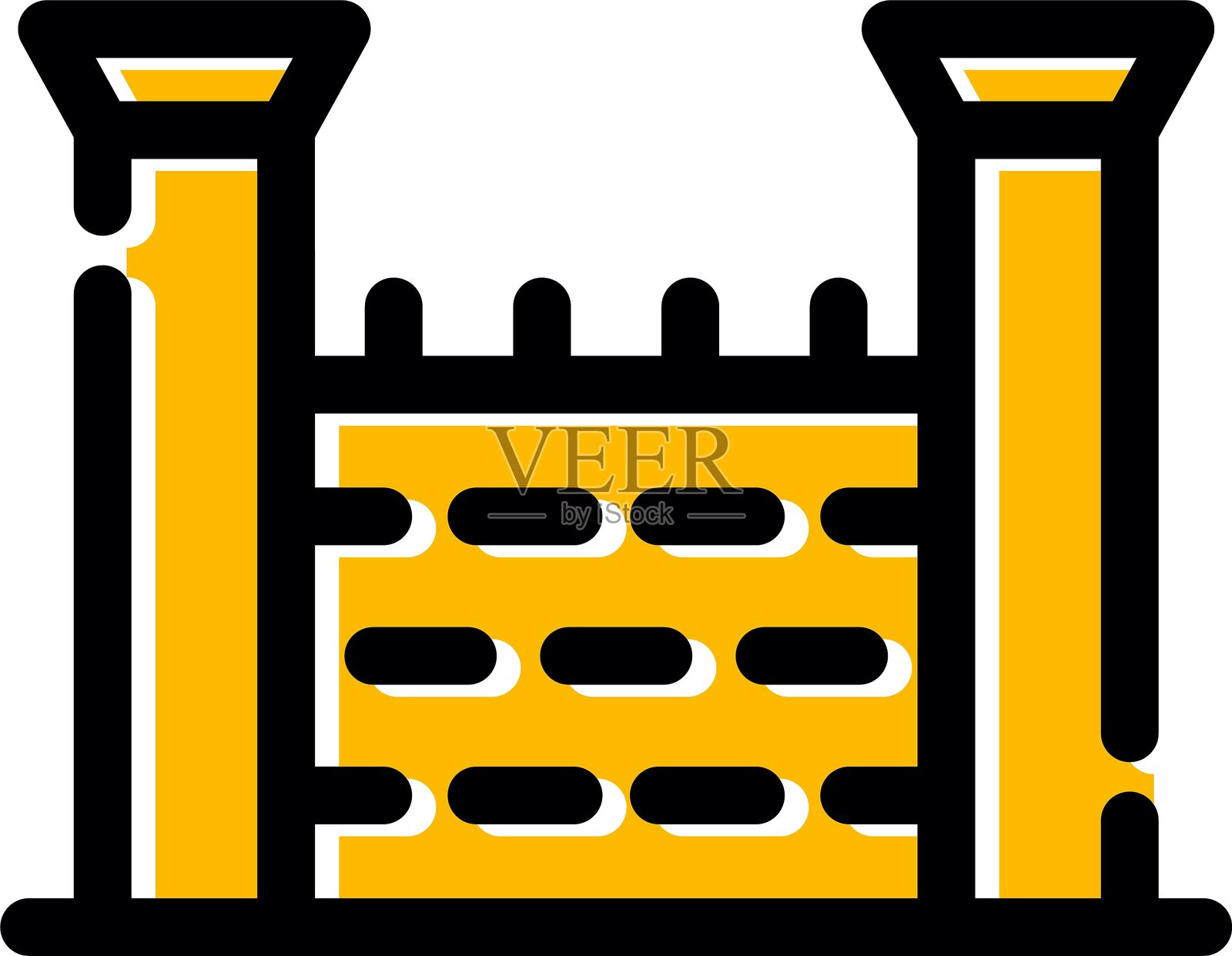 墙壁图标插画图片素材