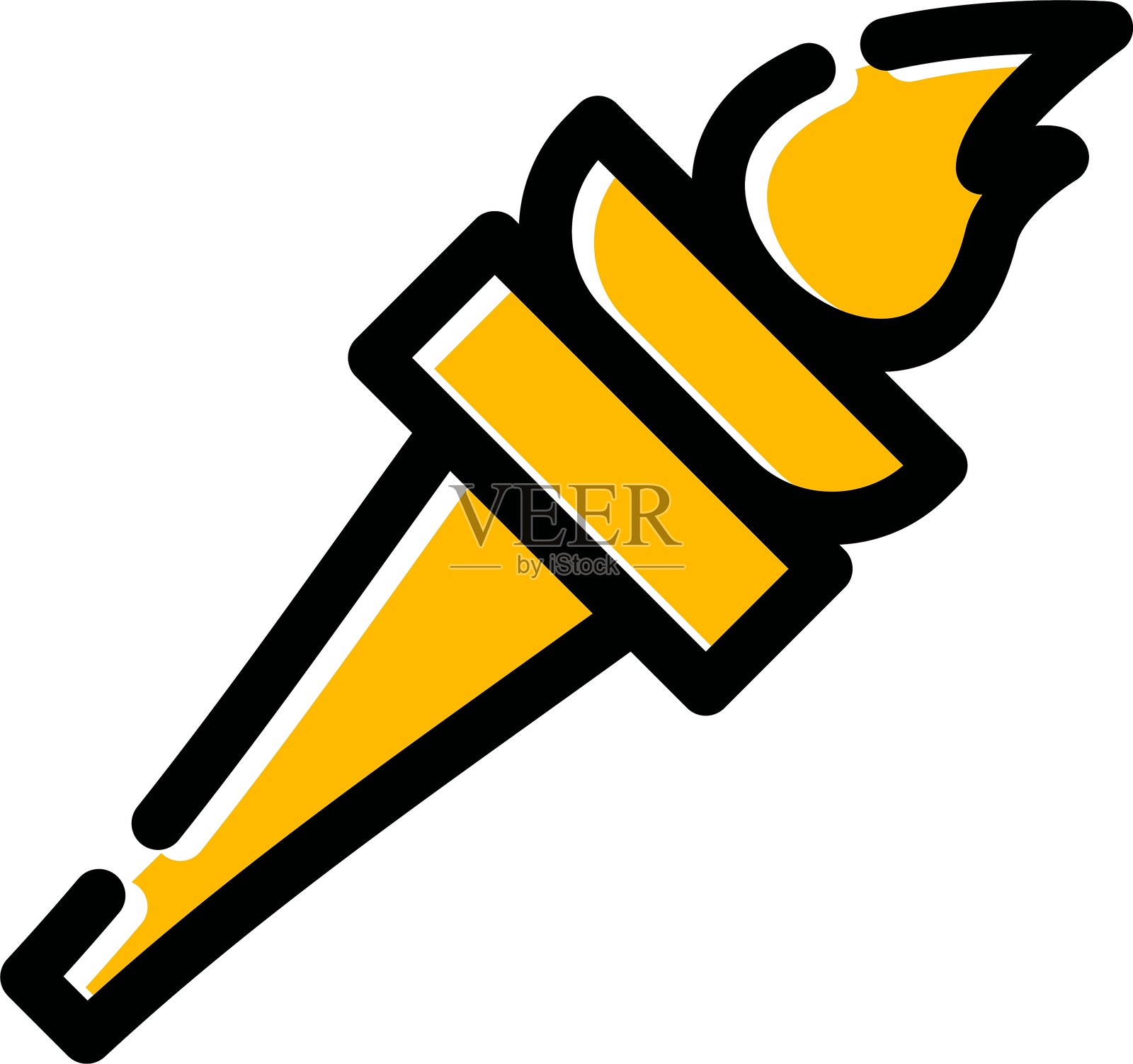 火炬图标插画图片素材