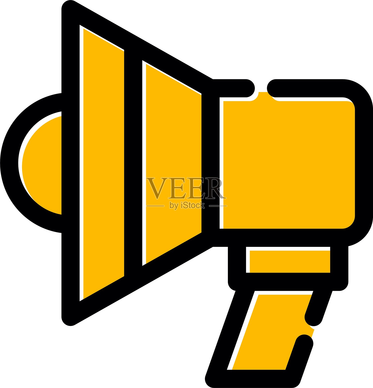 扩音器图标插画图片素材