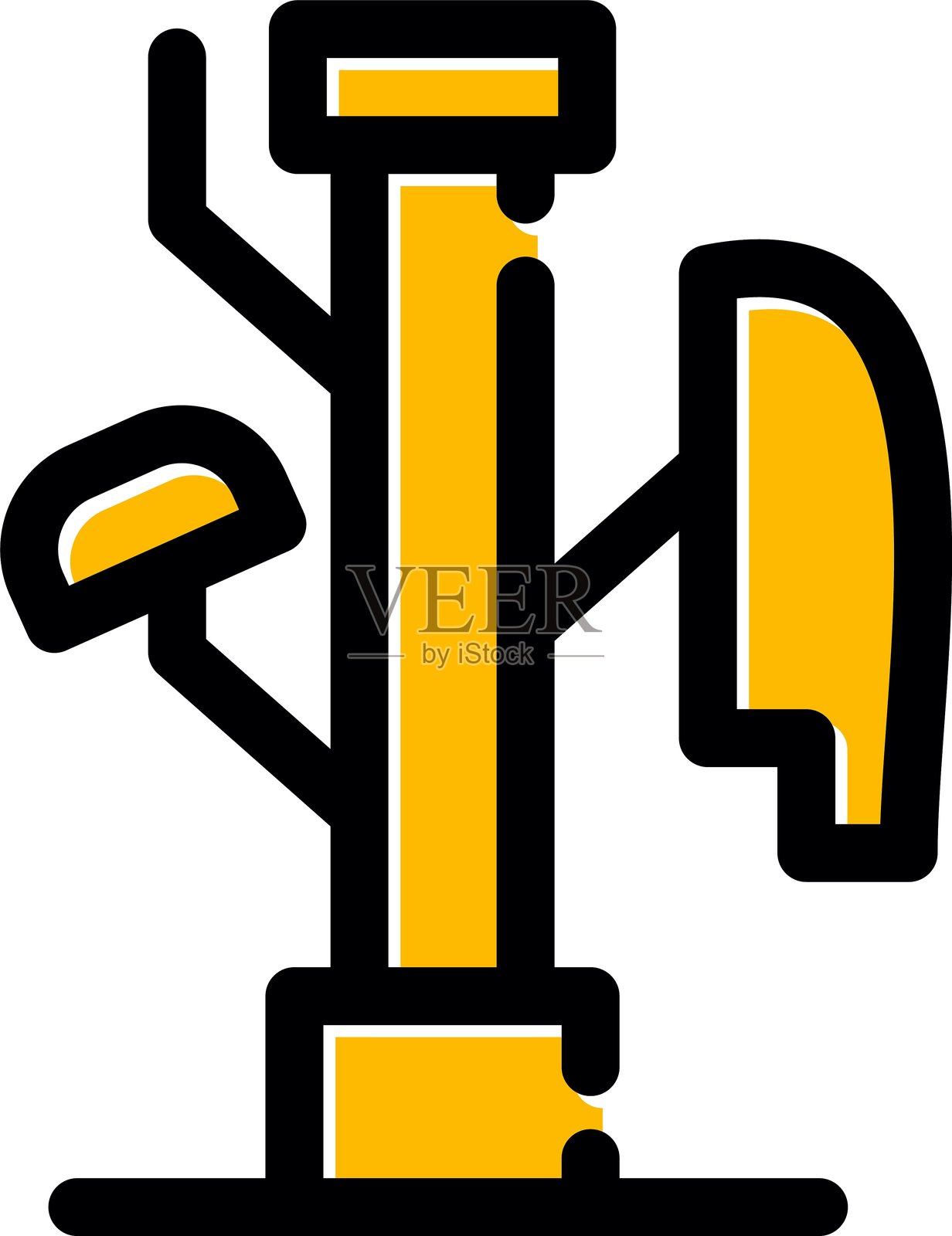 衣帽架图标插画图片素材