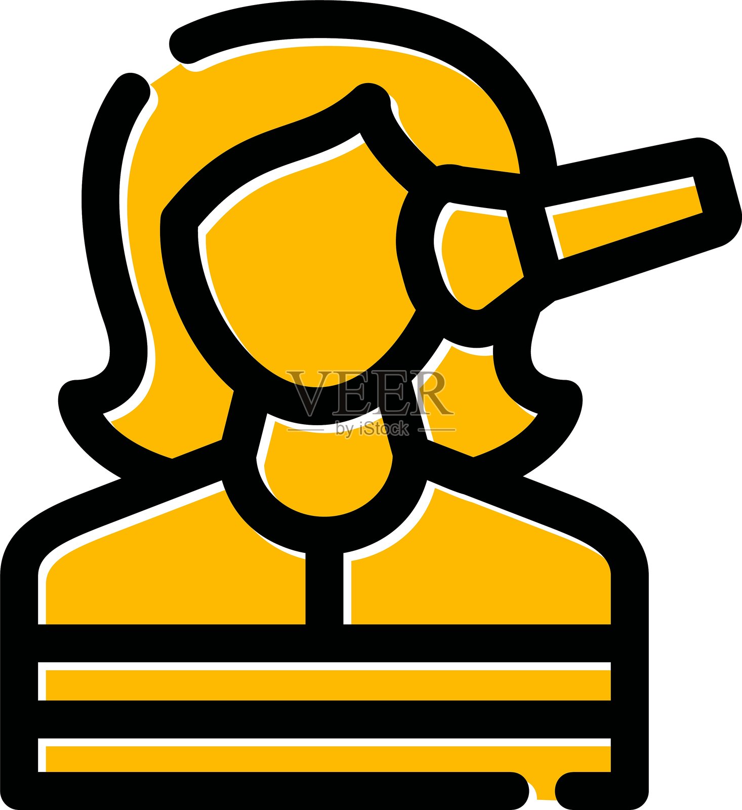 美丽偶像插画图片素材