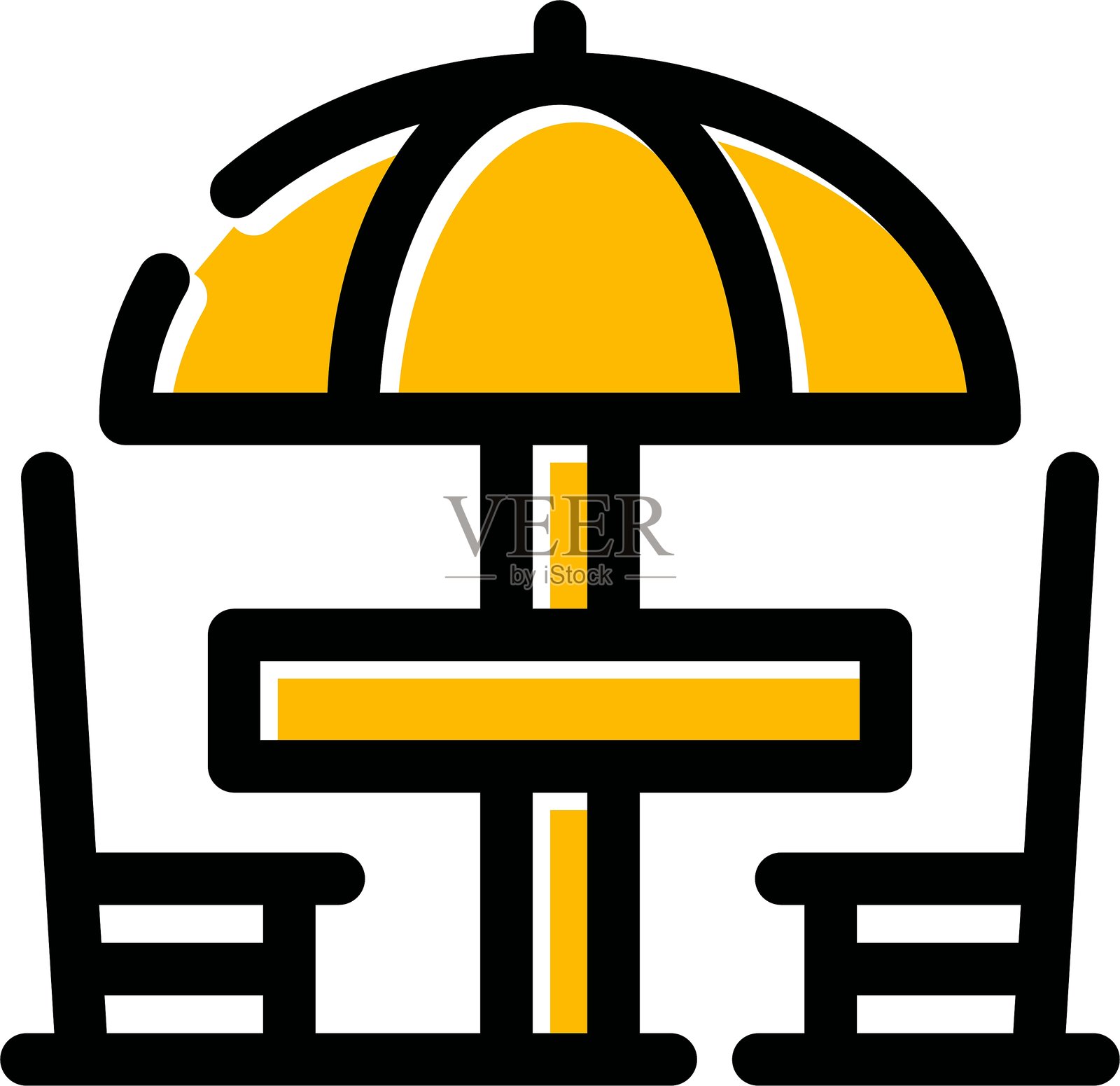 露台图标插画图片素材