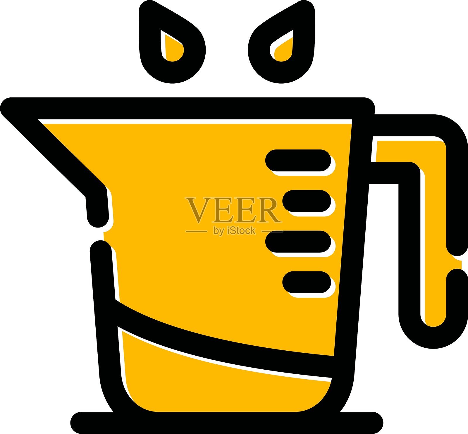 量杯图标插画图片素材