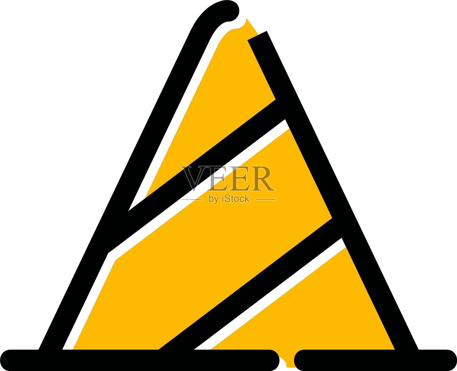 圆锥图标插画图片素材