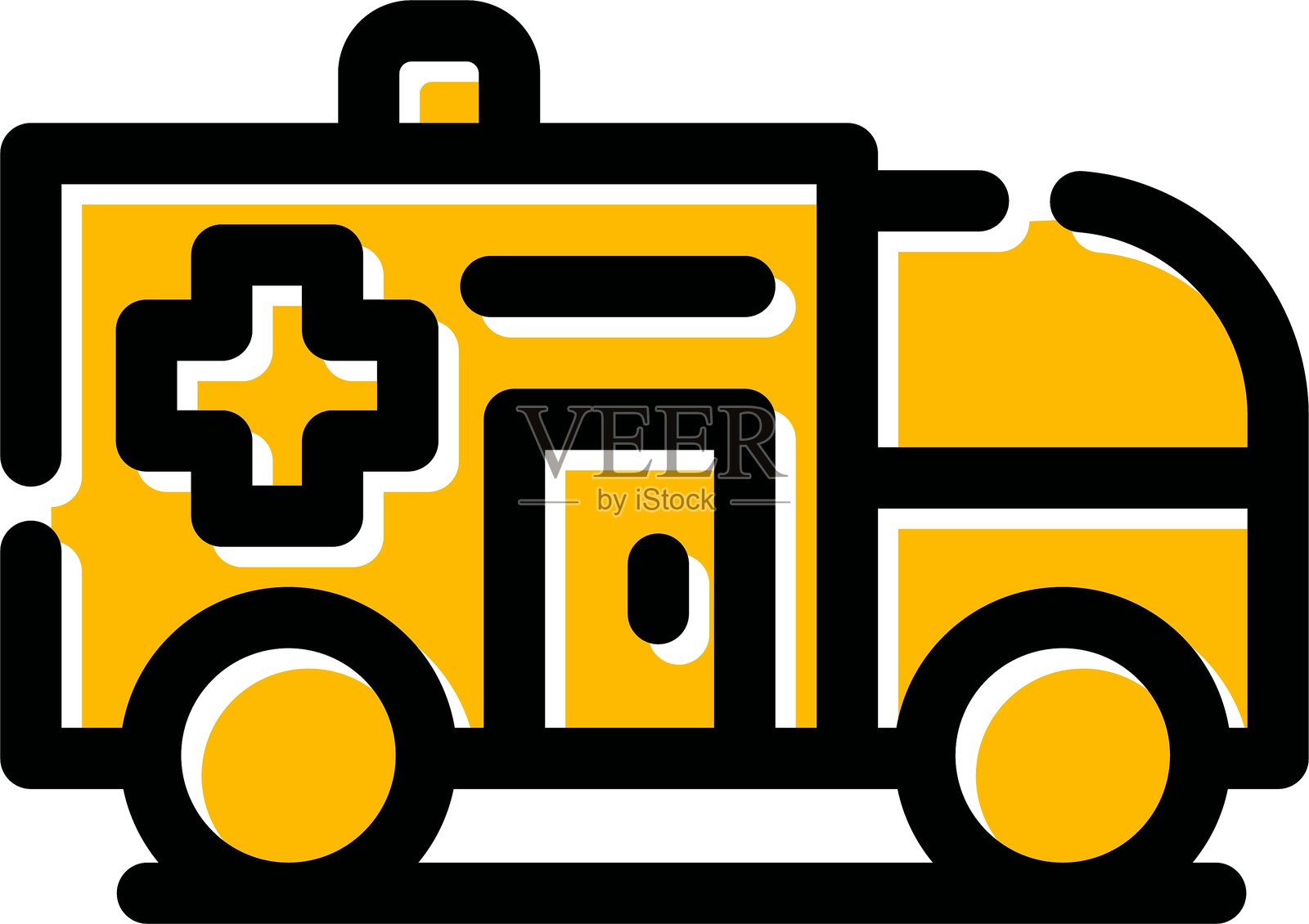 救护车图标插画图片素材