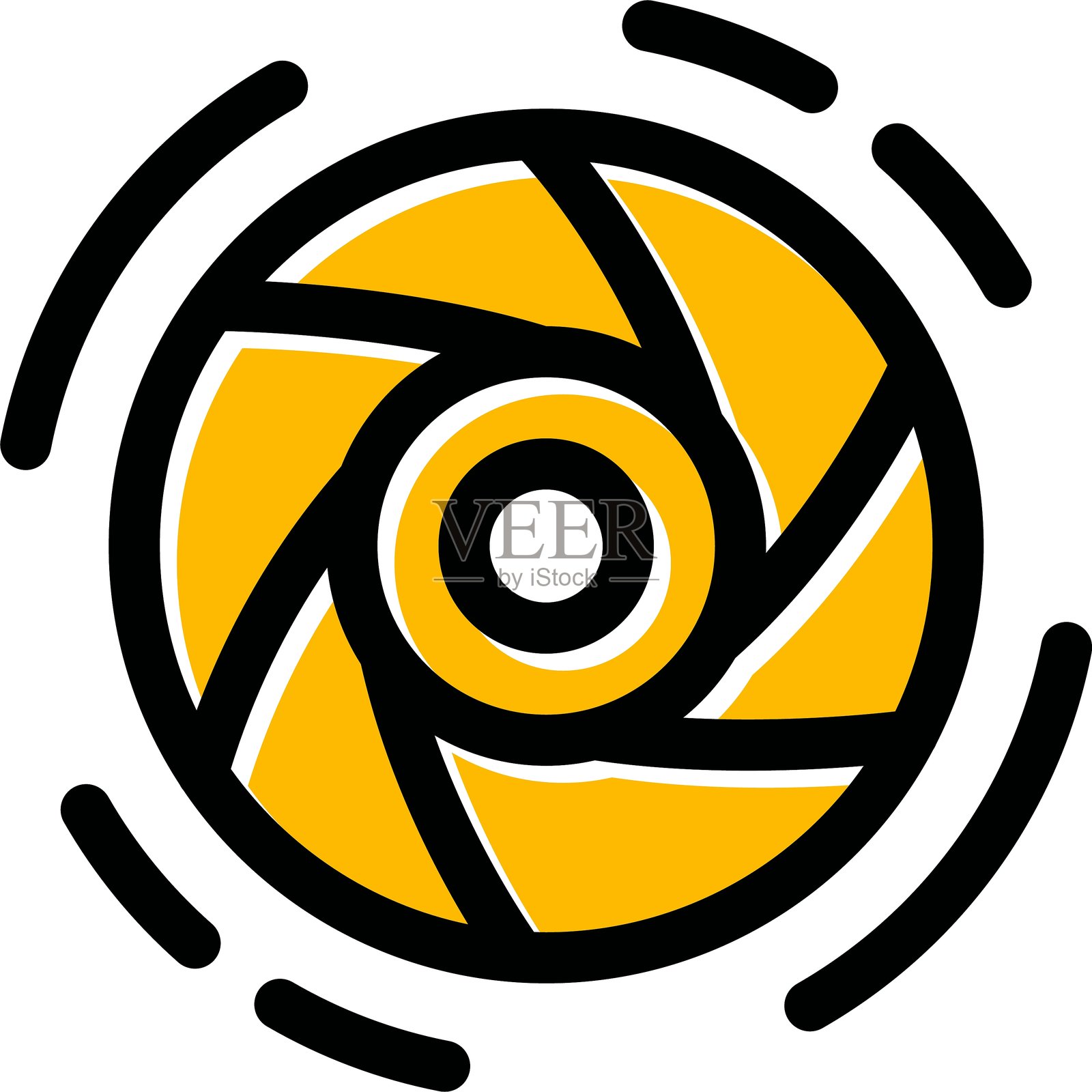 隔膜图标插画图片素材