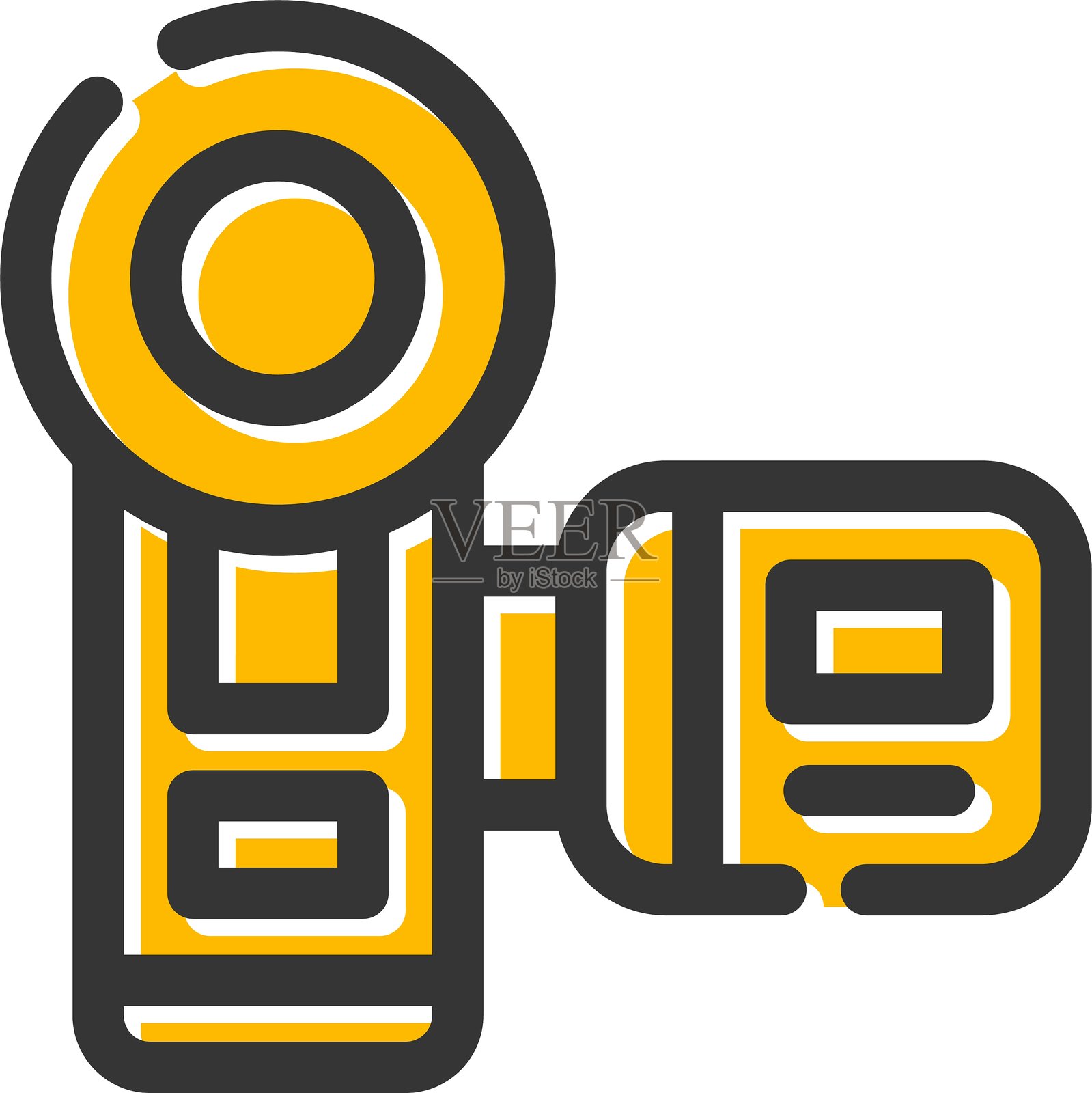 视频摄像机图标插画图片素材