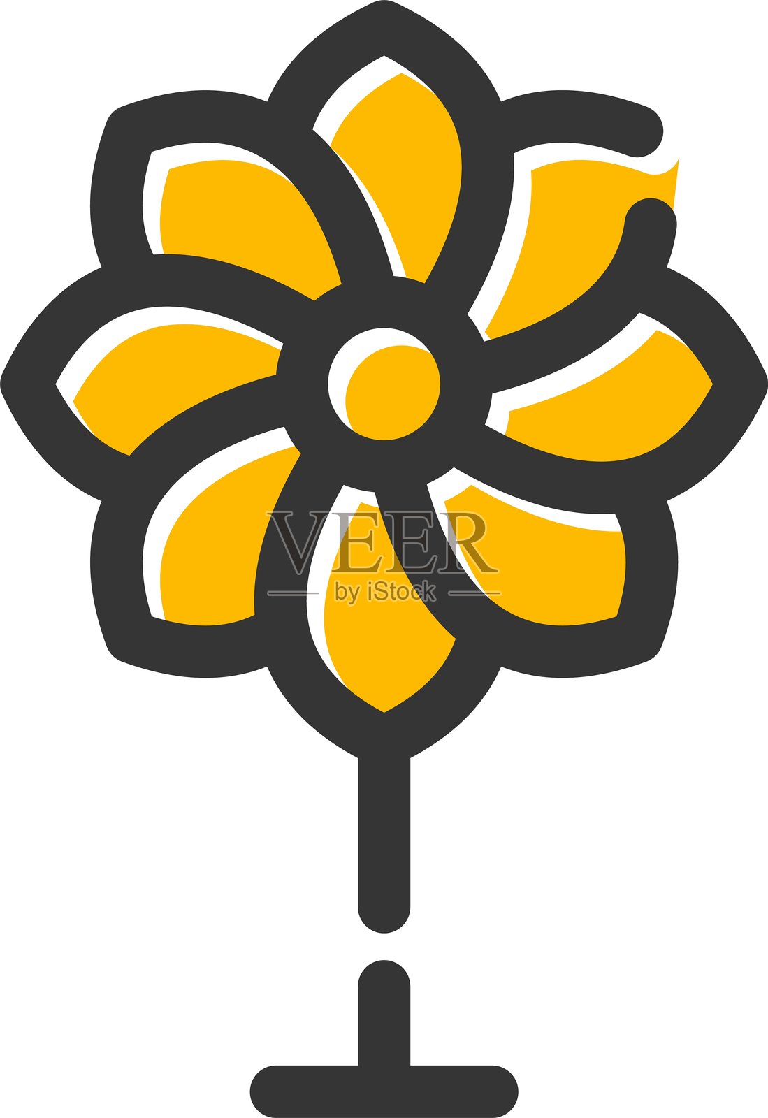 花朵图标插画图片素材