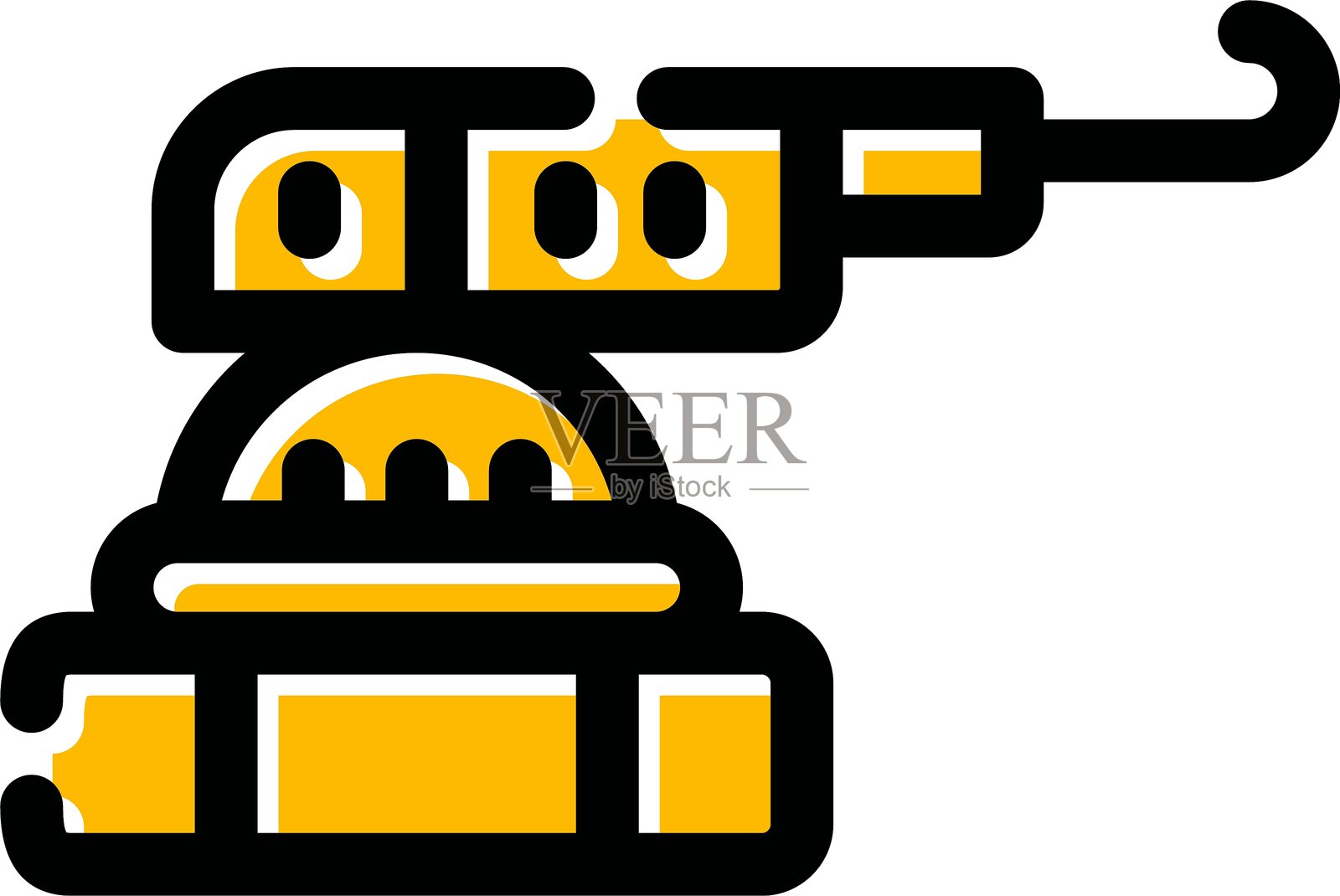 抛光机图标插画图片素材