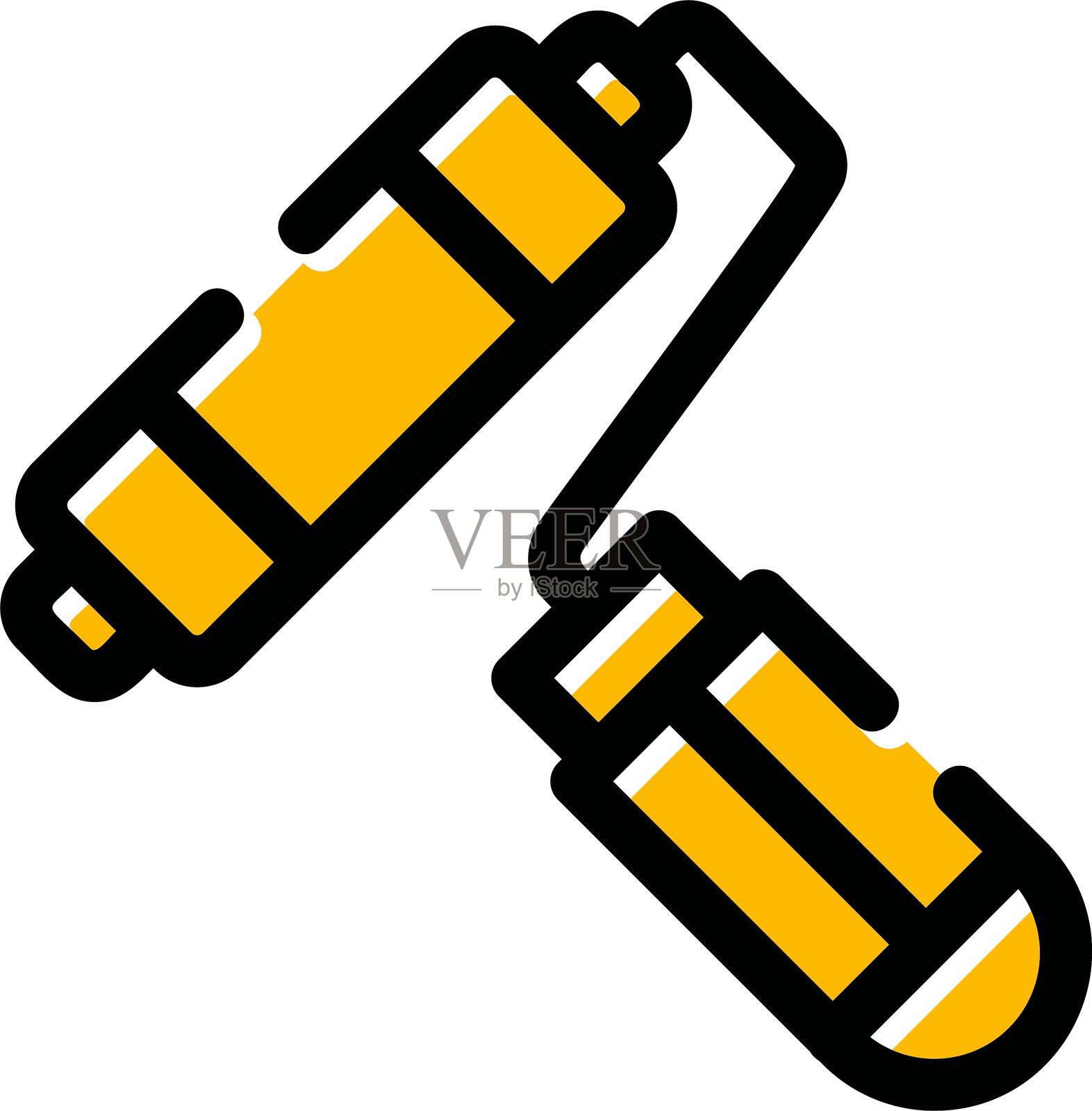 油漆滚筒图标插画图片素材