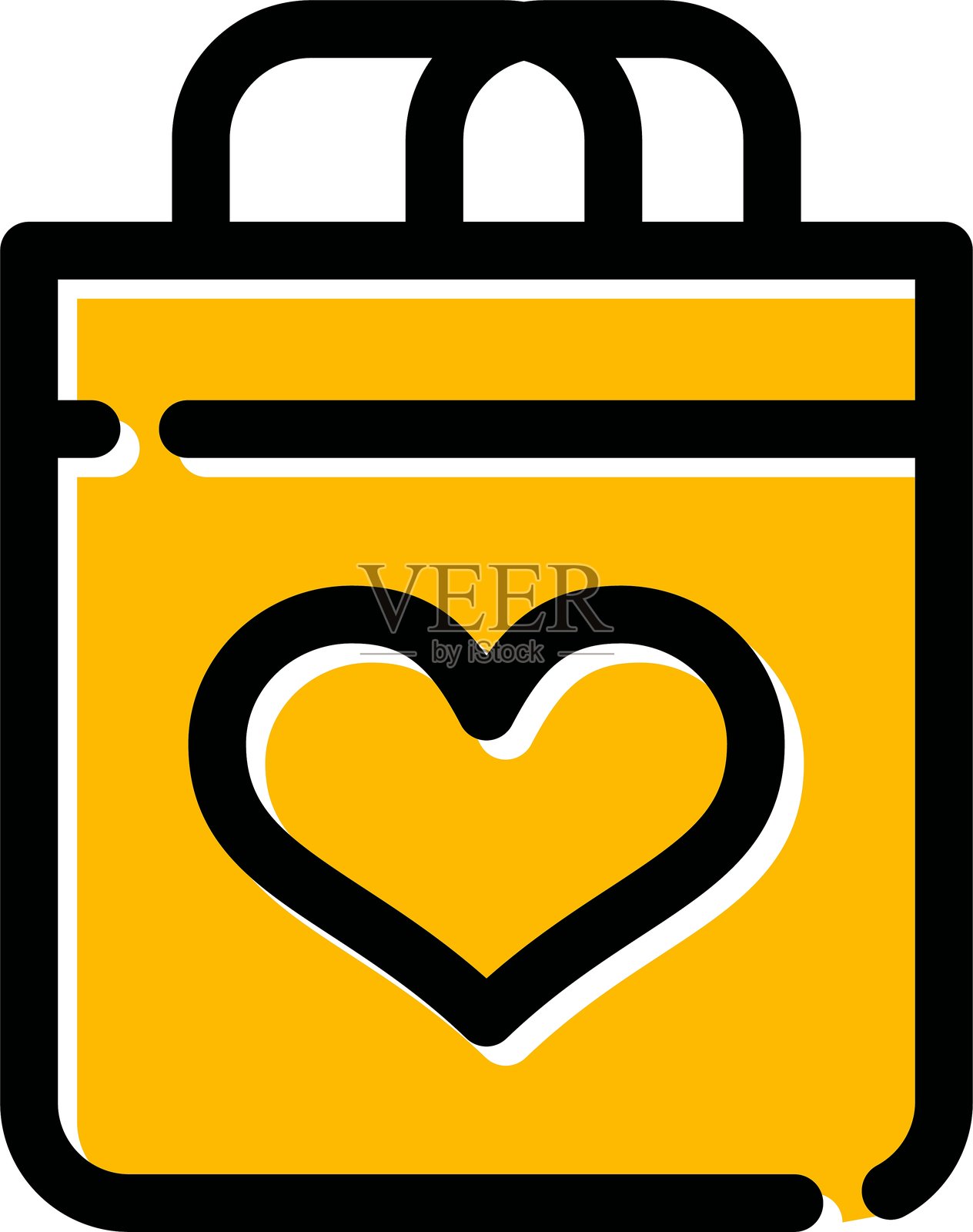 情人节包袋图标插画图片素材