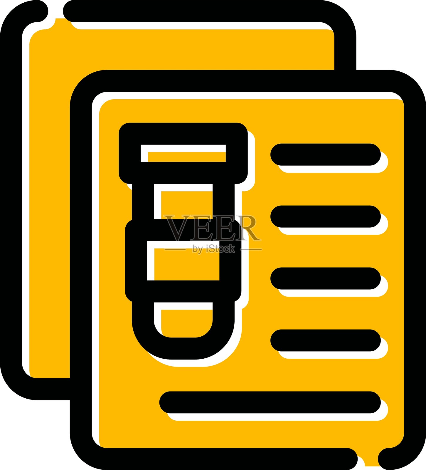 化学图标插画图片素材