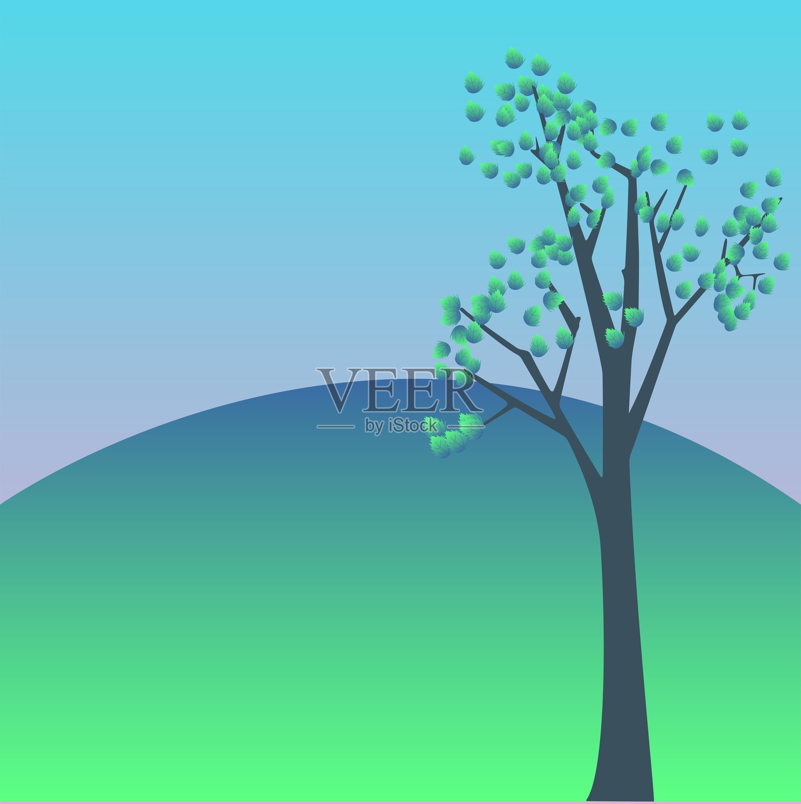 树插画图片素材