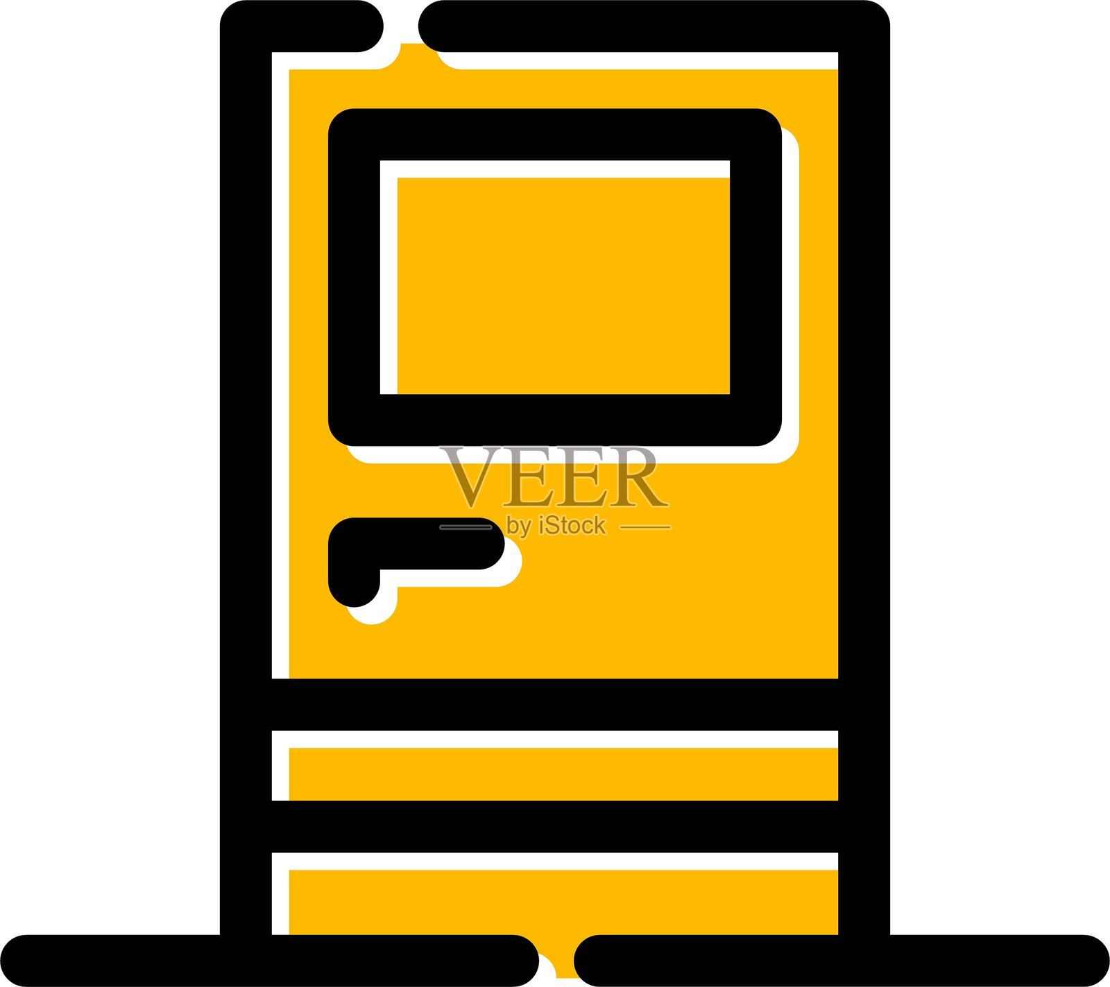 门图标插画图片素材