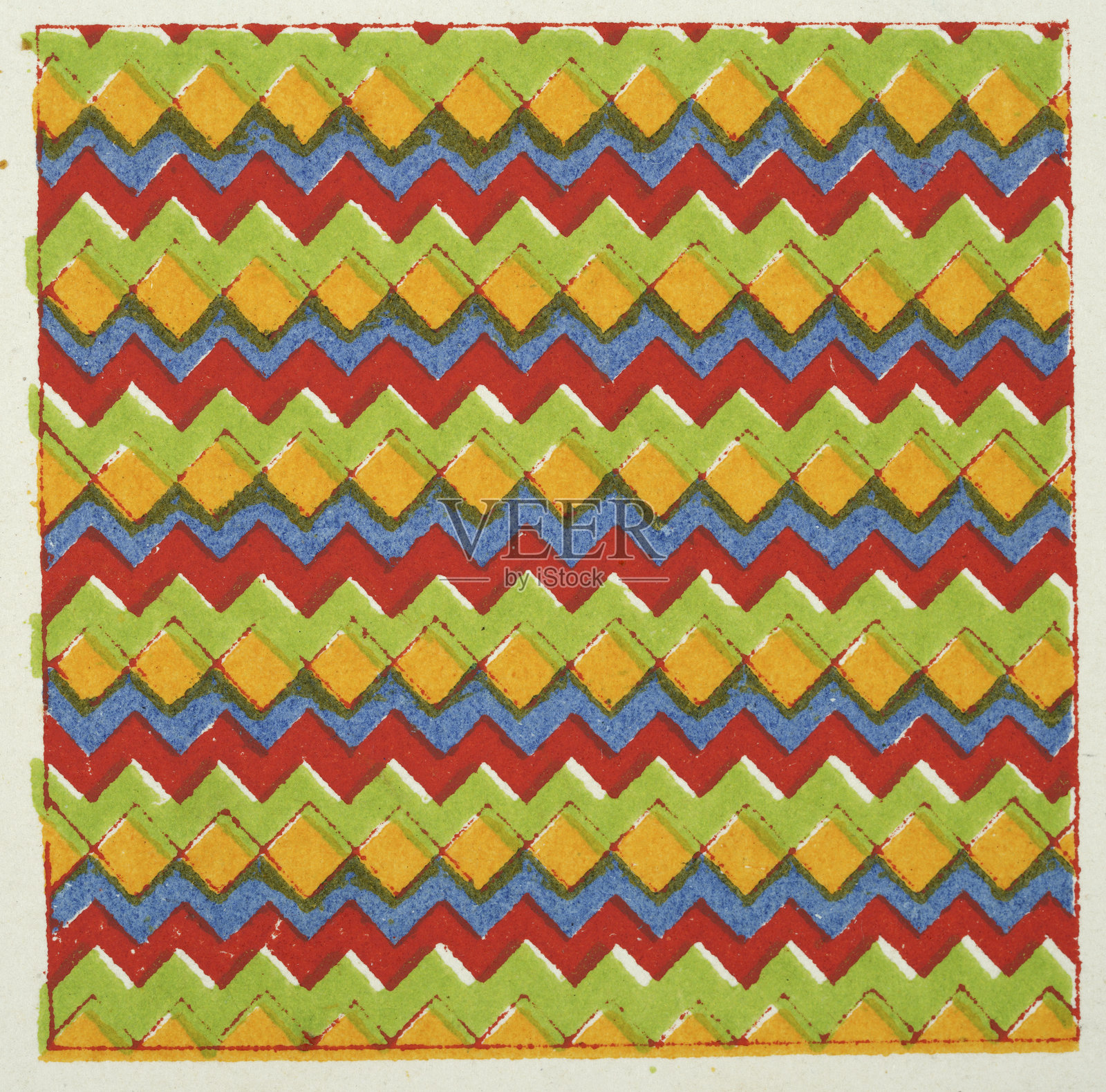 古埃及装饰艺术图案，抽象背景，复古装饰插图插画图片素材