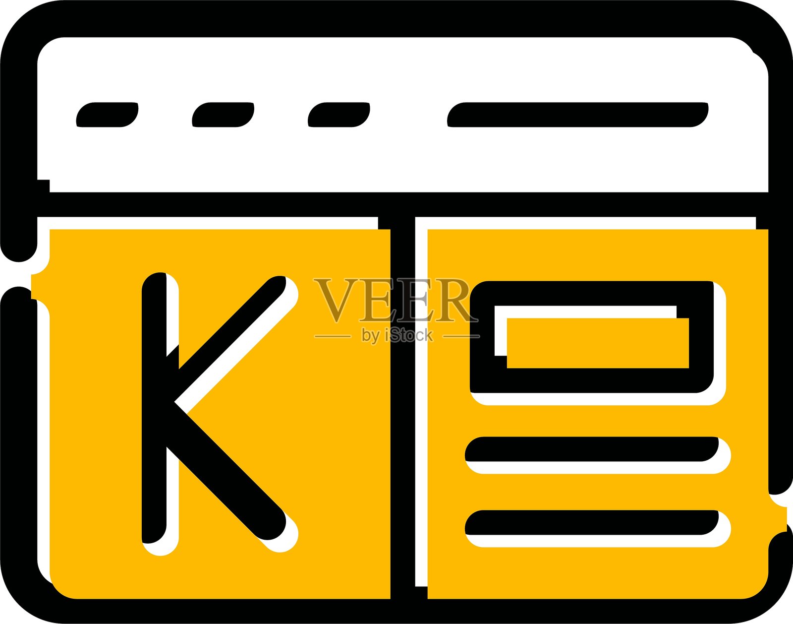 Kickstarter图标插画图片素材