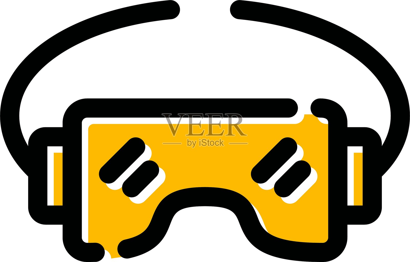 眼镜图标插画图片素材