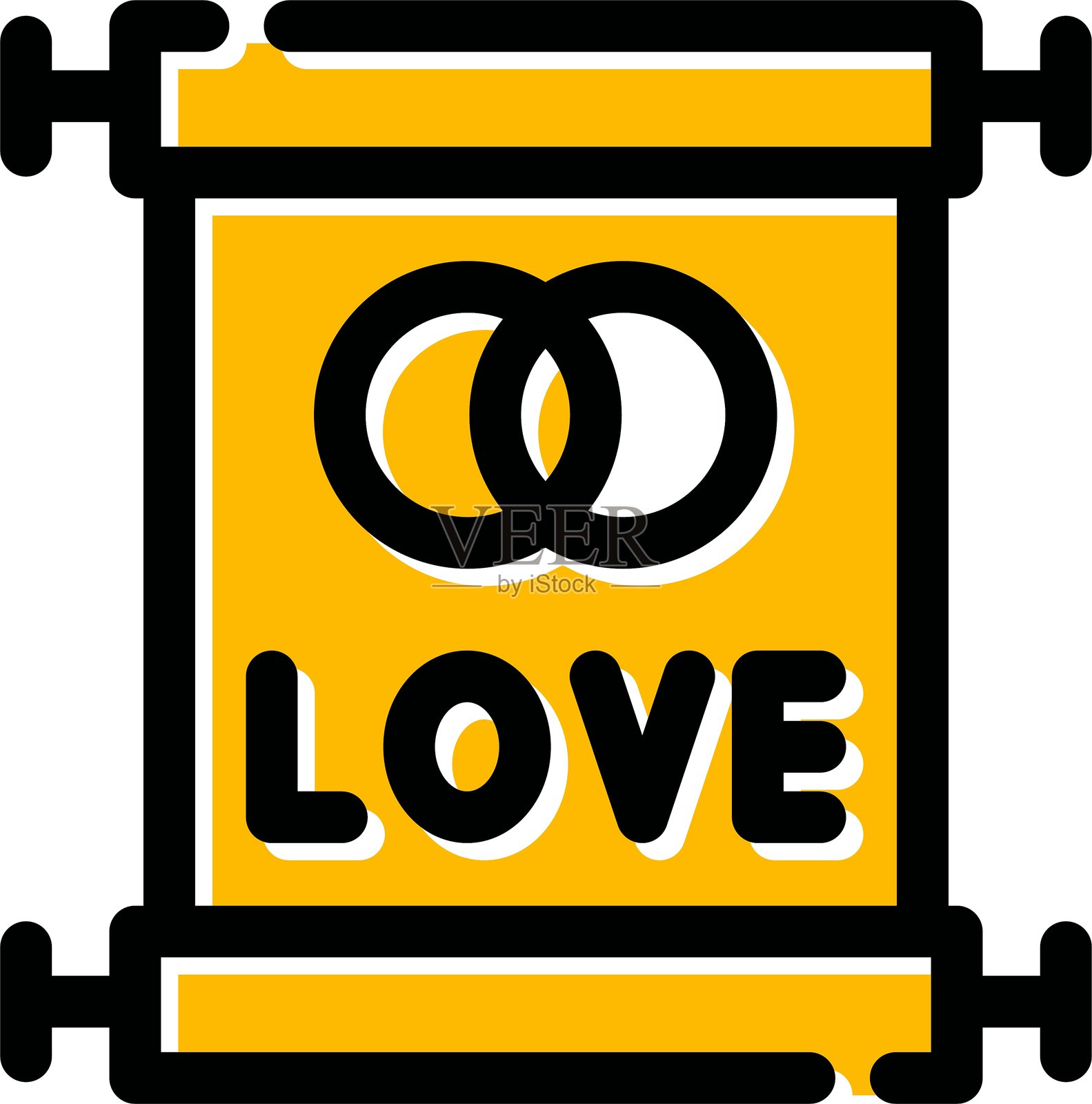 婚礼誓言图标插画图片素材