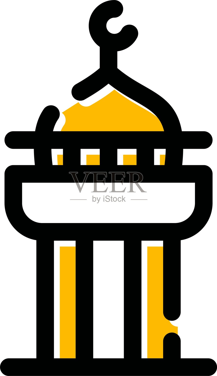 尖塔图标插画图片素材