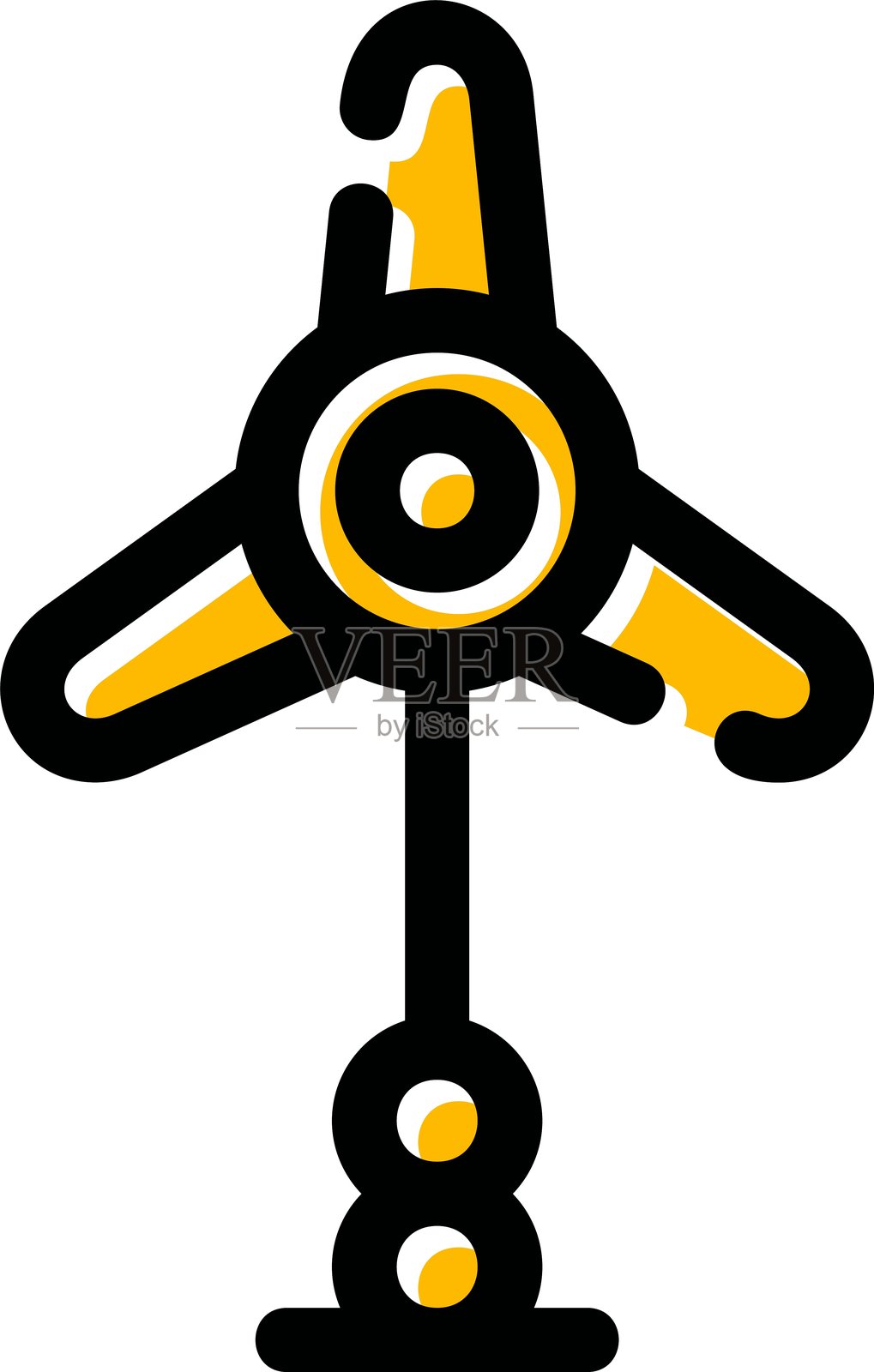 风车图标插画图片素材