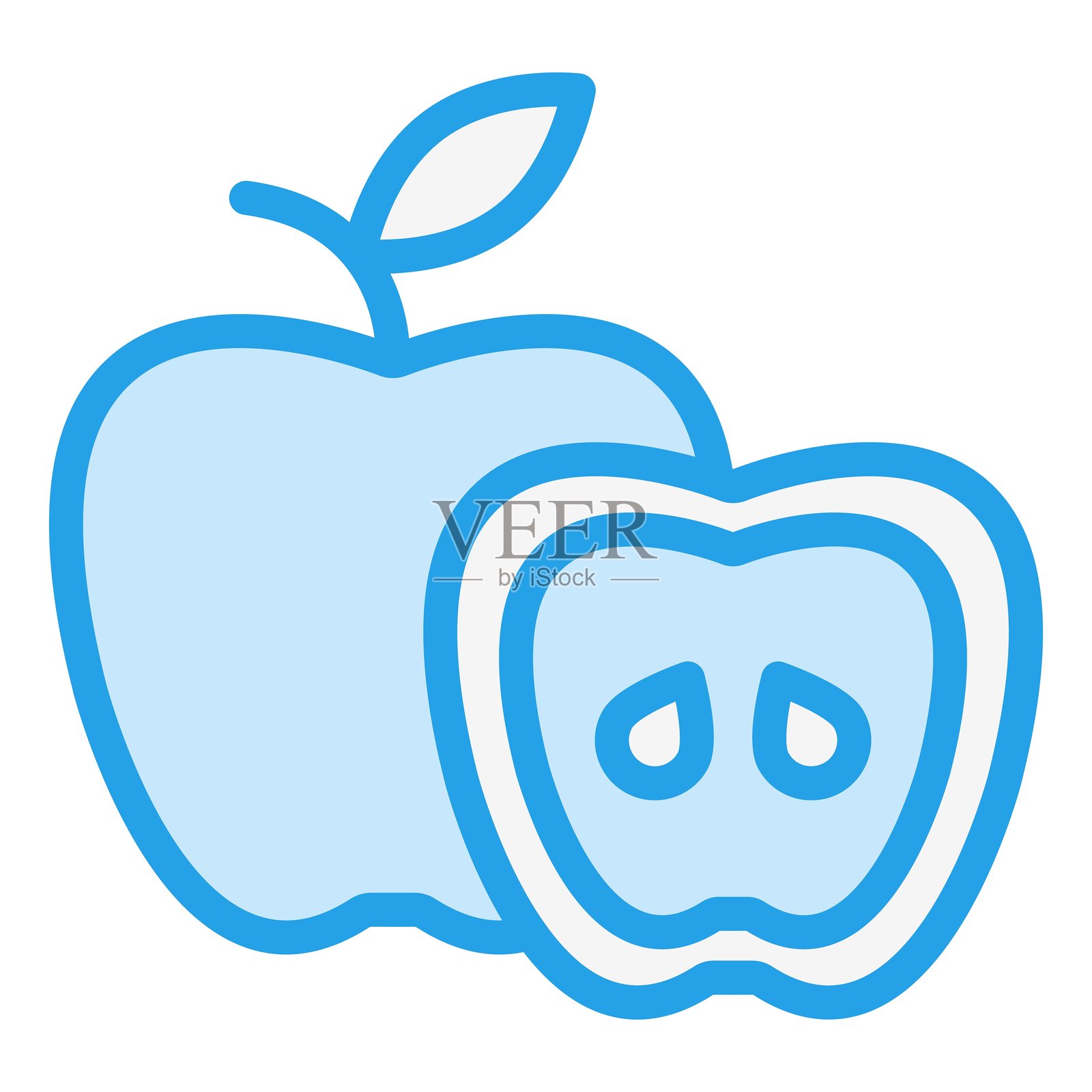 苹果矢量图标设计插图插画图片素材