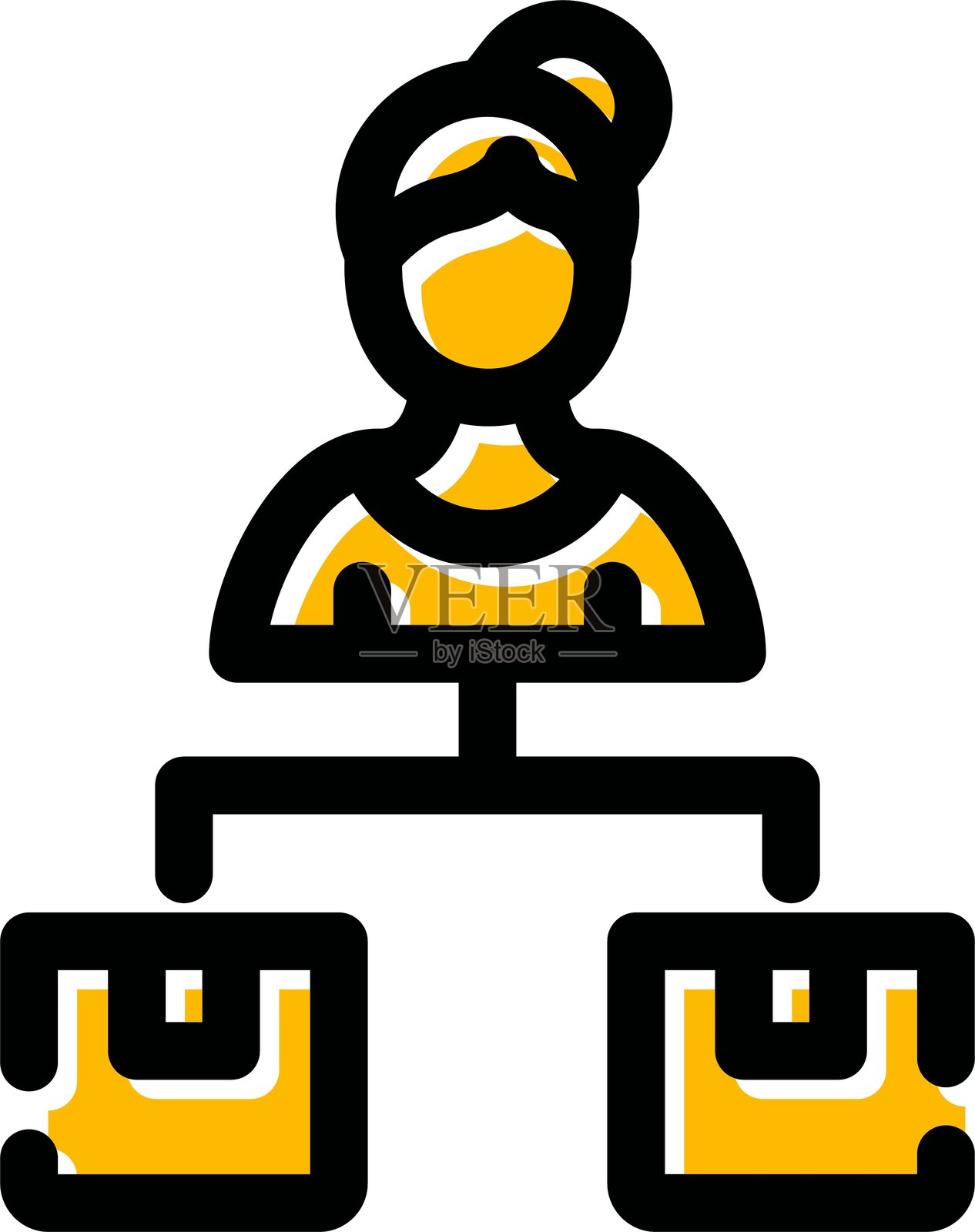 供应商图标插画图片素材