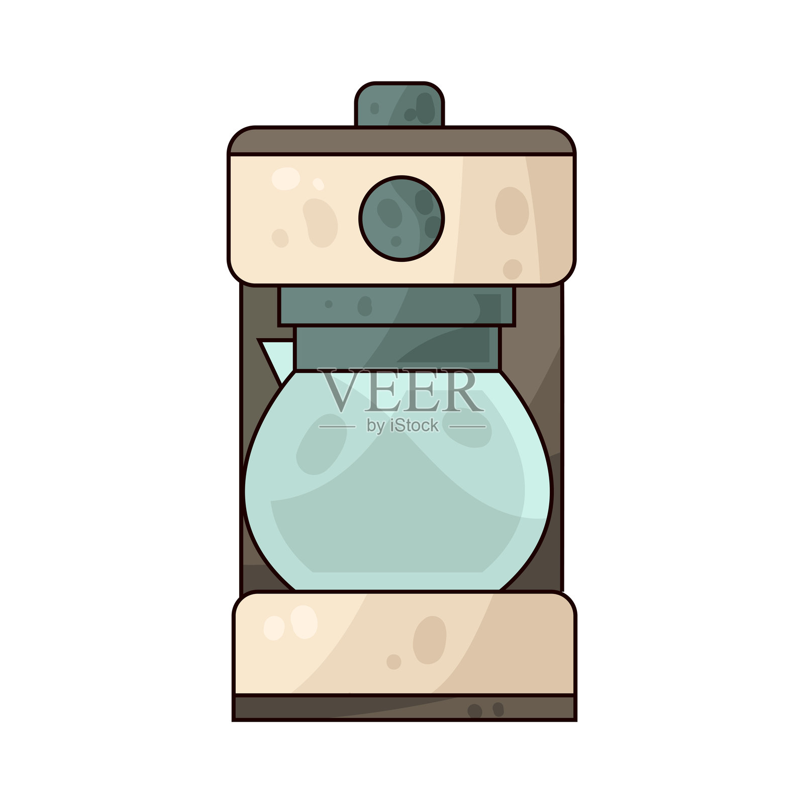 咖啡机插画图片素材
