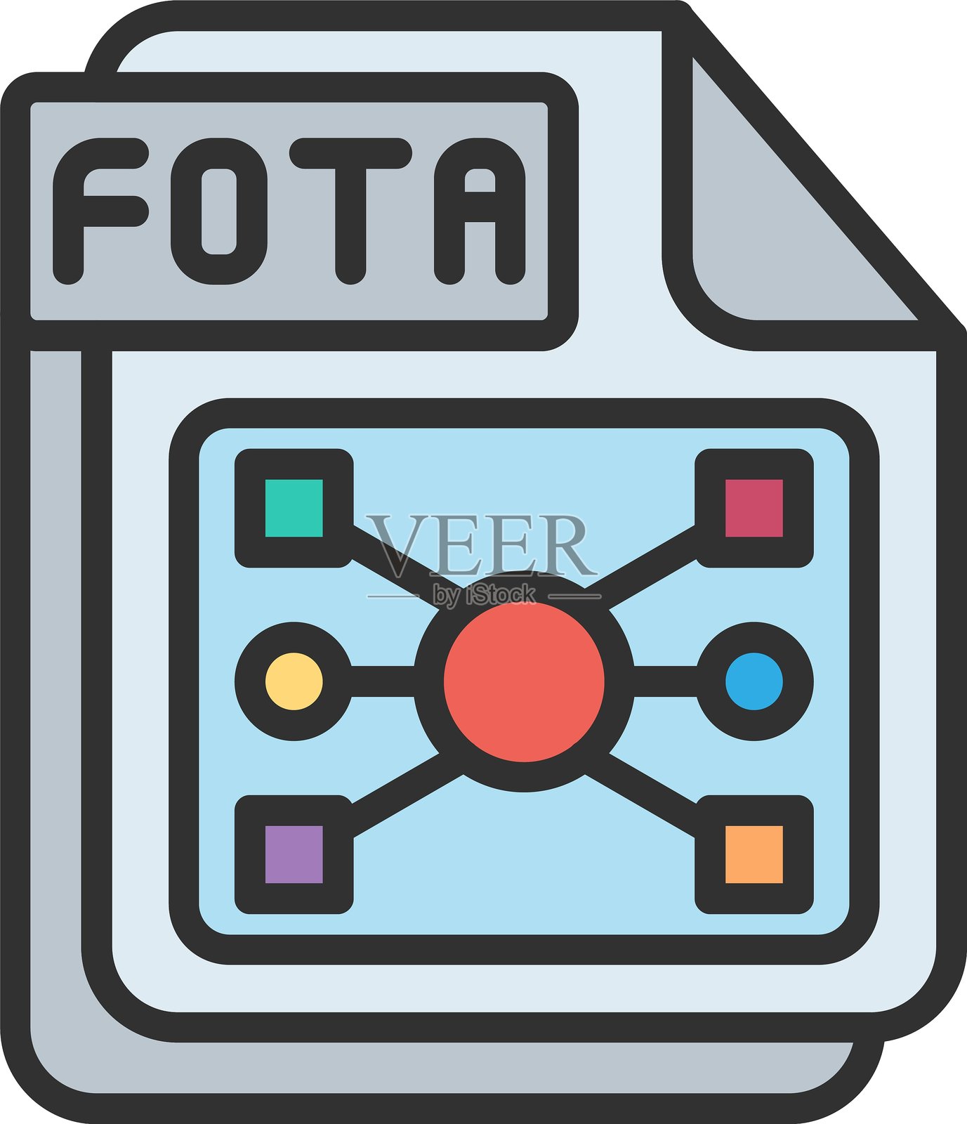 FOTA轮廓填充图标插画图片素材