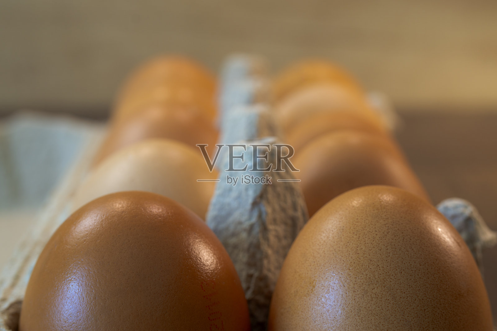 鸡蛋在纸箱中的特写照片摄影图片