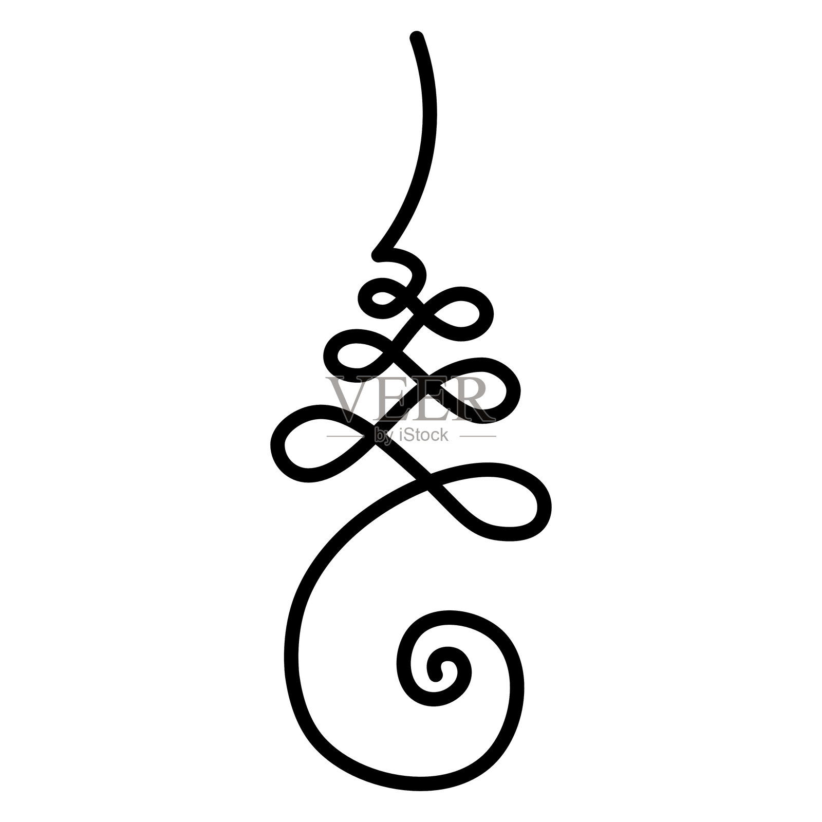 乌纳罗梅符号线条图标插画图片素材